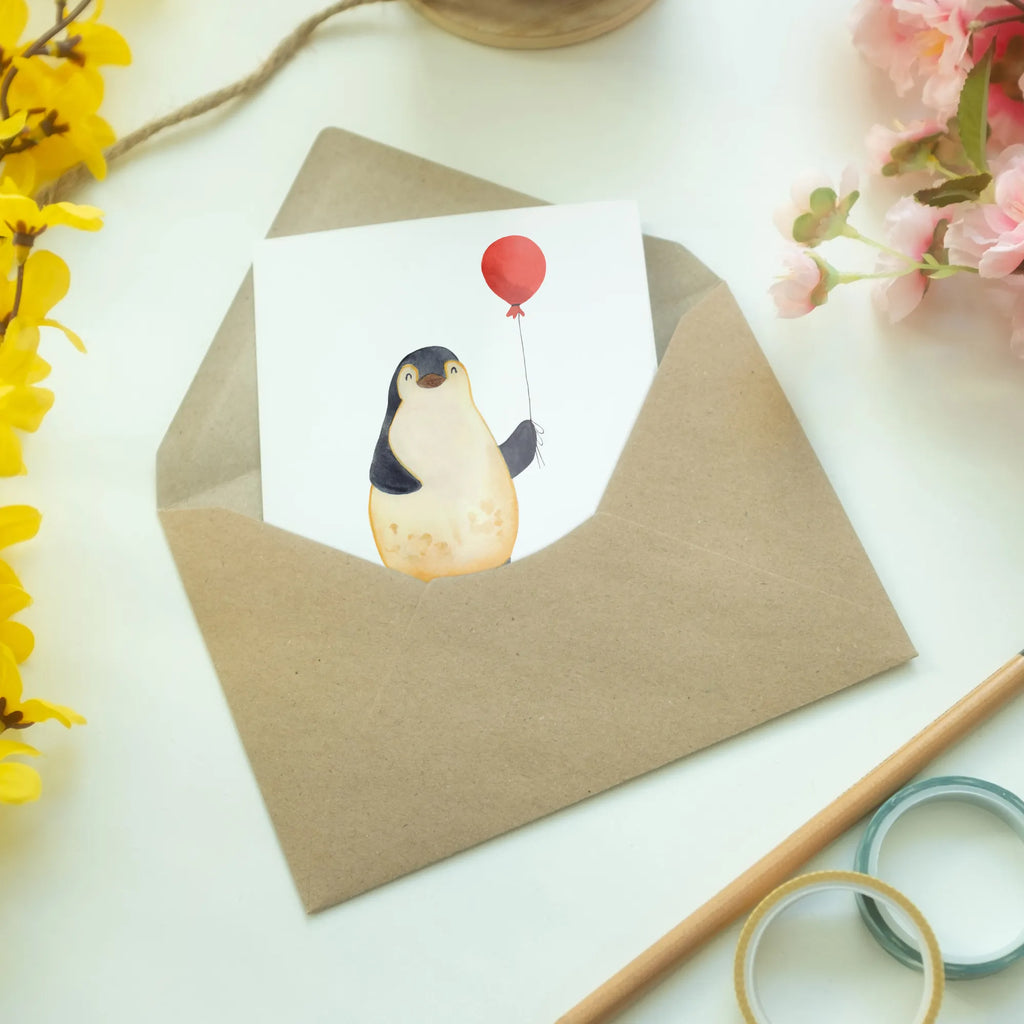 Personalisierte Grußkarte Pinguin Luftballon Personalisierte Grußkarte, Personalisiertere Klappkarte, Personalisierte Einladungskarte, Personalisierte Glückwunschkarte, Personalisierte Hochzeitskarte, Personalisierte Geburtstagskarte, Grußkarte mit Namen, Grußkarte selber drucken, Grußkarte selbst gestalten, Grußkarte mit persönlichen Nachrichten, Grußkarte als Geldgeschenk, Grußkarten personalisiert, Personalisierte Karte, Pinguin, Pinguine, Luftballon, Tagträume, Lebenslust, Geschenk Freundin, Geschenkidee, beste Freundin, Motivation, Neustart, neues Leben, Liebe, Glück