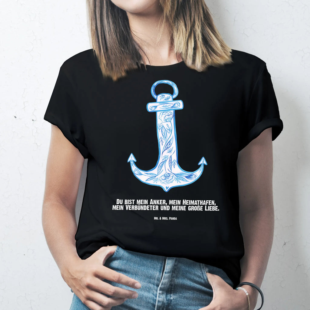 Personalisiertes T-Shirt Anker Blau T-Shirt Personalisiert, T-Shirt mit Namen, T-Shirt mit Aufruck, Männer, Frauen, Wunschtext, Bedrucken, Tiermotive, Gute Laune, lustige Sprüche, Tiere