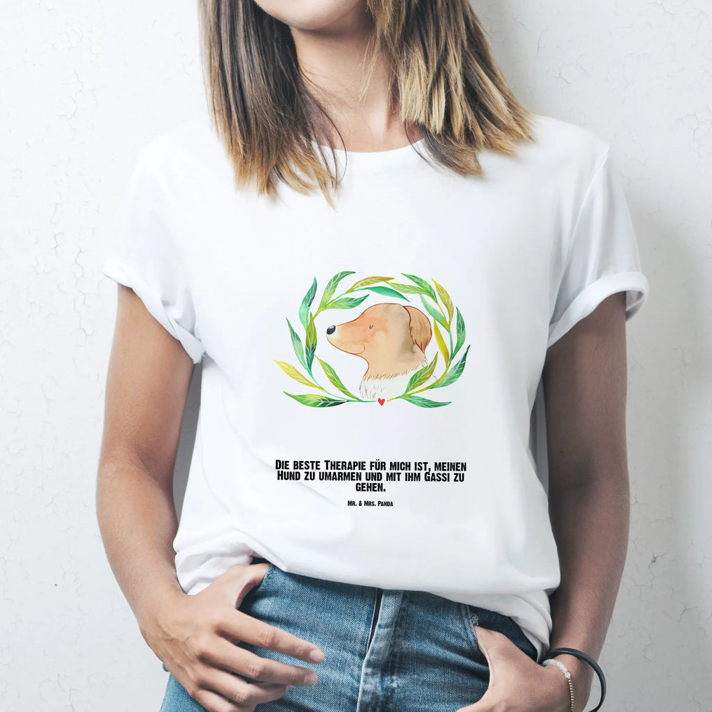 Personalisiertes T-Shirt Hund Ranke T-Shirt Personalisiert, T-Shirt mit Namen, T-Shirt mit Aufruck, Männer, Frauen, Wunschtext, Bedrucken, Hund, Hundemotiv, Haustier, Hunderasse, Tierliebhaber, Hundebesitzer, Sprüche, Ranke, Therapie, Selbsttherapie, Hundeliebe, Hundeglück, Hunde