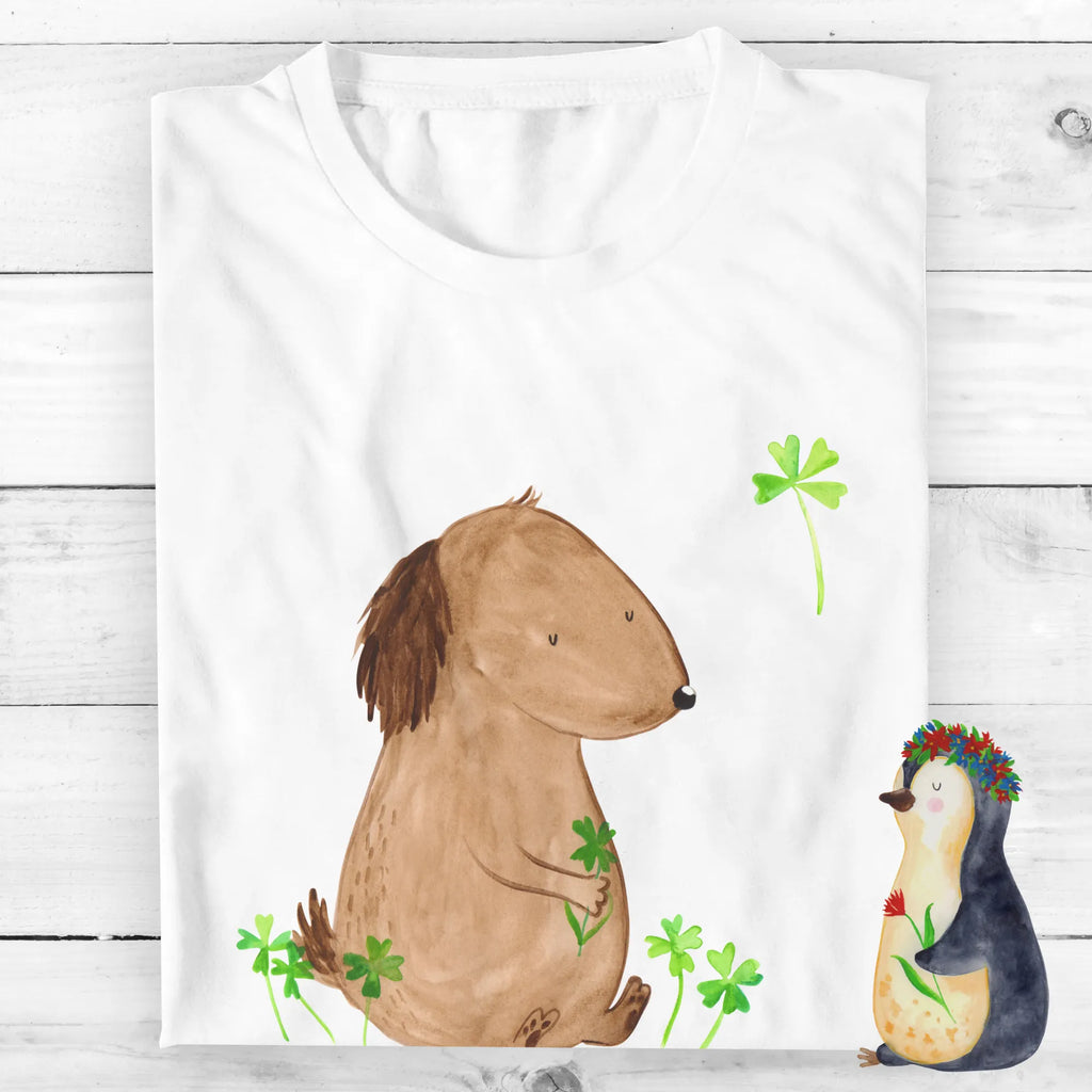 Personalisiertes T-Shirt Hund Kleeblatt T-Shirt Personalisiert, T-Shirt mit Namen, T-Shirt mit Aufruck, Männer, Frauen, Wunschtext, Bedrucken, Hund, Hundemotiv, Haustier, Hunderasse, Tierliebhaber, Hundebesitzer, Sprüche, Kleeblatt, Glück, Tagträume, Motivation, Neuanfang, Geschenk, Glücksbringer, Selbstliebe, Achtsamkeit