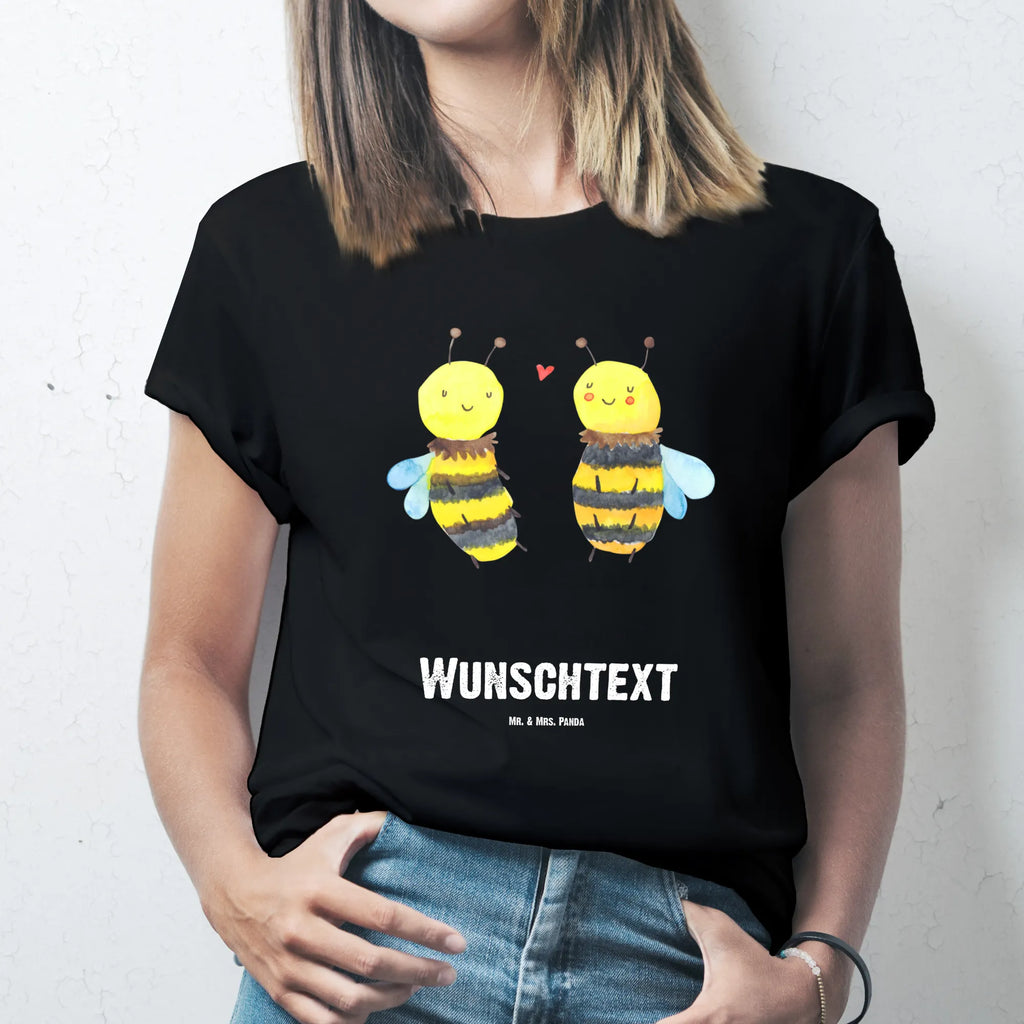 Personalisiertes T-Shirt Biene Verliebt T-Shirt Personalisiert, T-Shirt mit Namen, T-Shirt mit Aufruck, Männer, Frauen, Wunschtext, Bedrucken, Biene, Wespe, Hummel