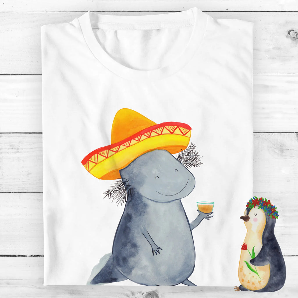 Personalisiertes T-Shirt Axolotl Tequila T-Shirt Personalisiert, T-Shirt mit Namen, T-Shirt mit Aufruck, Männer, Frauen, Wunschtext, Bedrucken, Axolotl, Molch, Mexico, Mexiko, Sombrero, Zitrone, Tequila, Motivation, Spruch, Schwanzlurch, Lurch, Lurche, Axolot, Feuerdrache, Feuersalamander