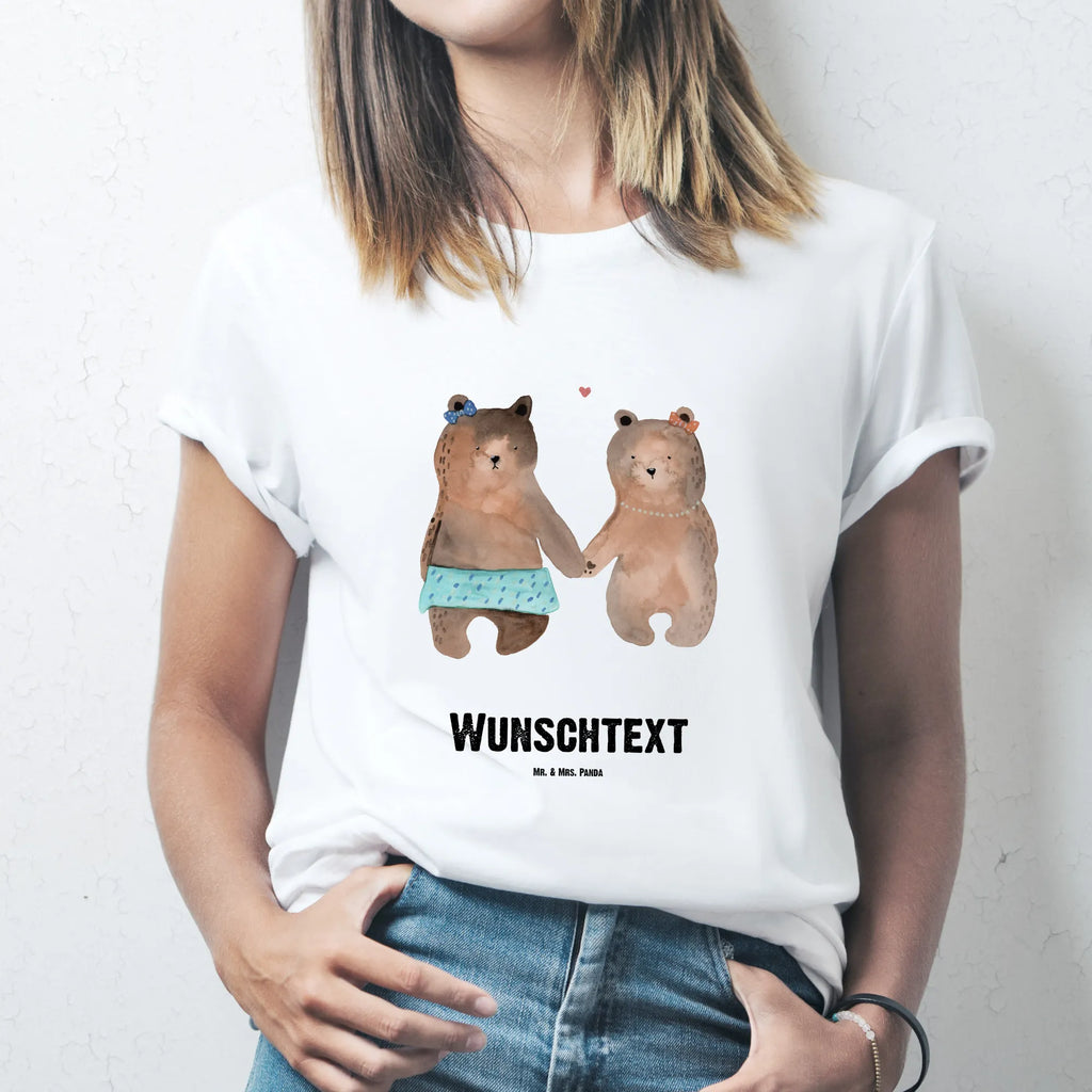 Personalisiertes T-Shirt Bär Freundin T-Shirt Personalisiert, T-Shirt mit Namen, T-Shirt mit Aufruck, Männer, Frauen, Wunschtext, Bedrucken, Bär, Teddy, Teddybär, Bär Freundin Beste Freund Liebe Liebesbeweis Verliebt Kumpel Kumpeliene