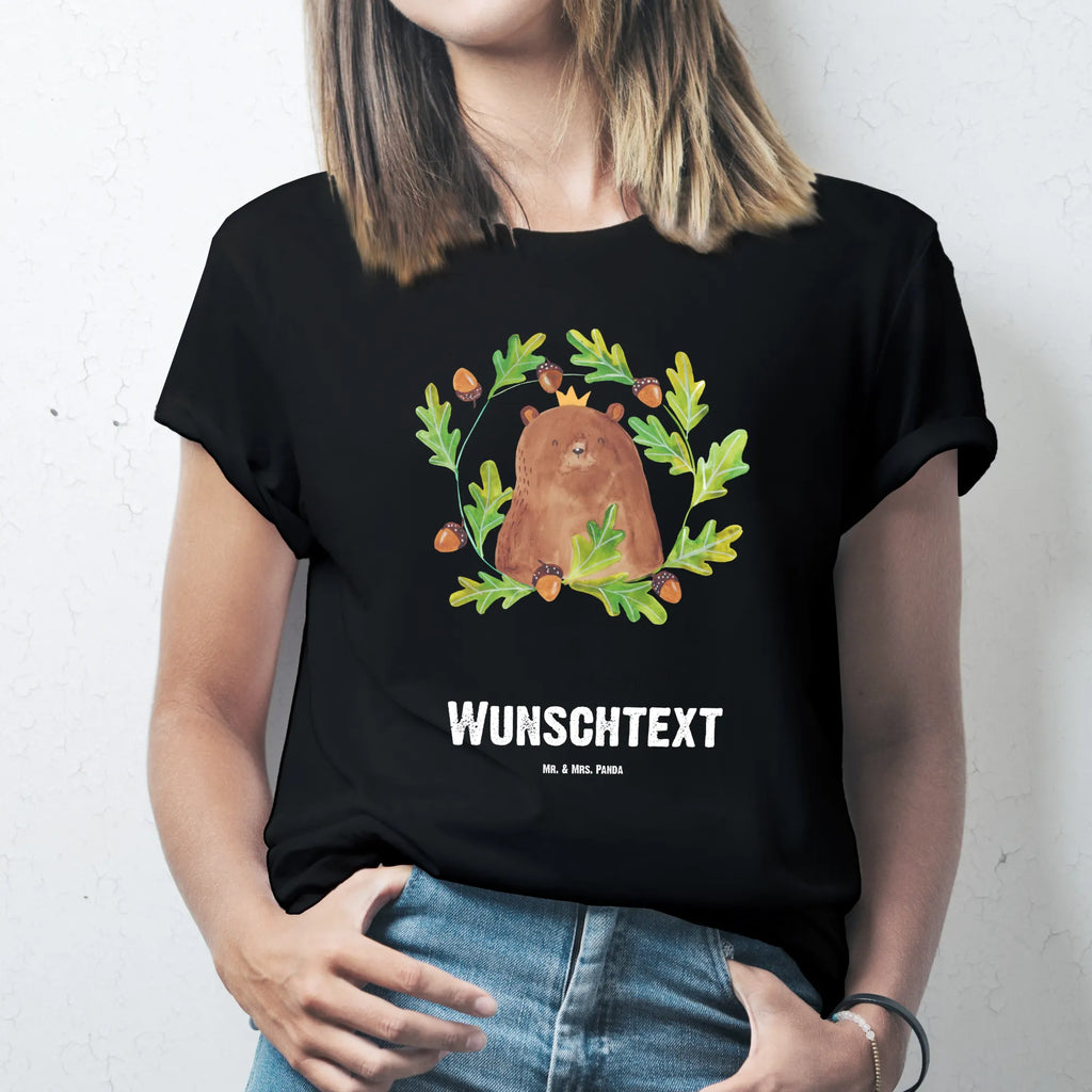 Personalisiertes T-Shirt Bär König T-Shirt Personalisiert, T-Shirt mit Namen, T-Shirt mit Aufruck, Männer, Frauen, Wunschtext, Bedrucken, Bär, Teddy, Teddybär, Papa, Papa Bär, bester Vater, bester Papa, weltbester Papa, Vatertag, Vater, Dad, Daddy, Papi