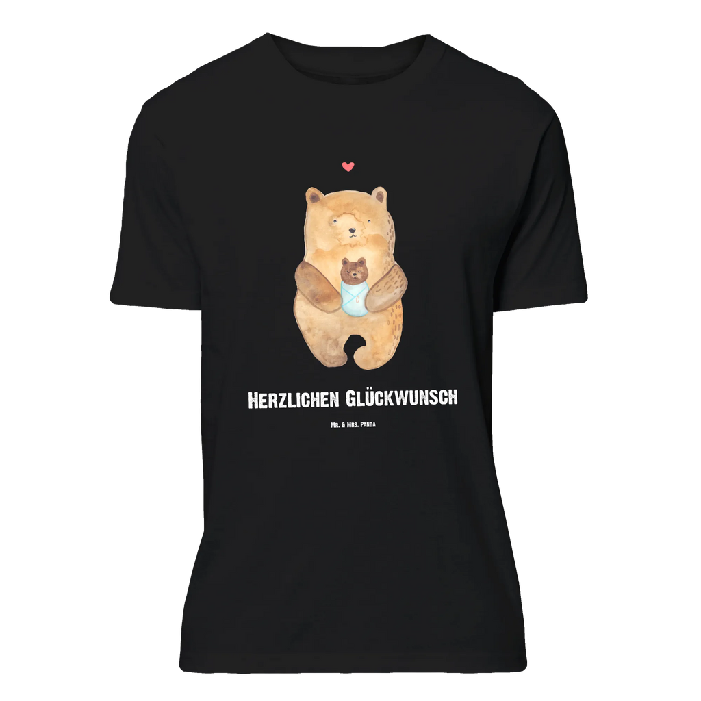 Personalisiertes T-Shirt Bär mit Baby T-Shirt Personalisiert, T-Shirt mit Namen, T-Shirt mit Aufruck, Männer, Frauen, Wunschtext, Bedrucken, Bär, Teddy, Teddybär, Eltern, Mutter, Baby, Taufe, Geburt, Nichte, Neffe, Enkel, Enkelin, Täufling, Geburtstag, Glückwunsch