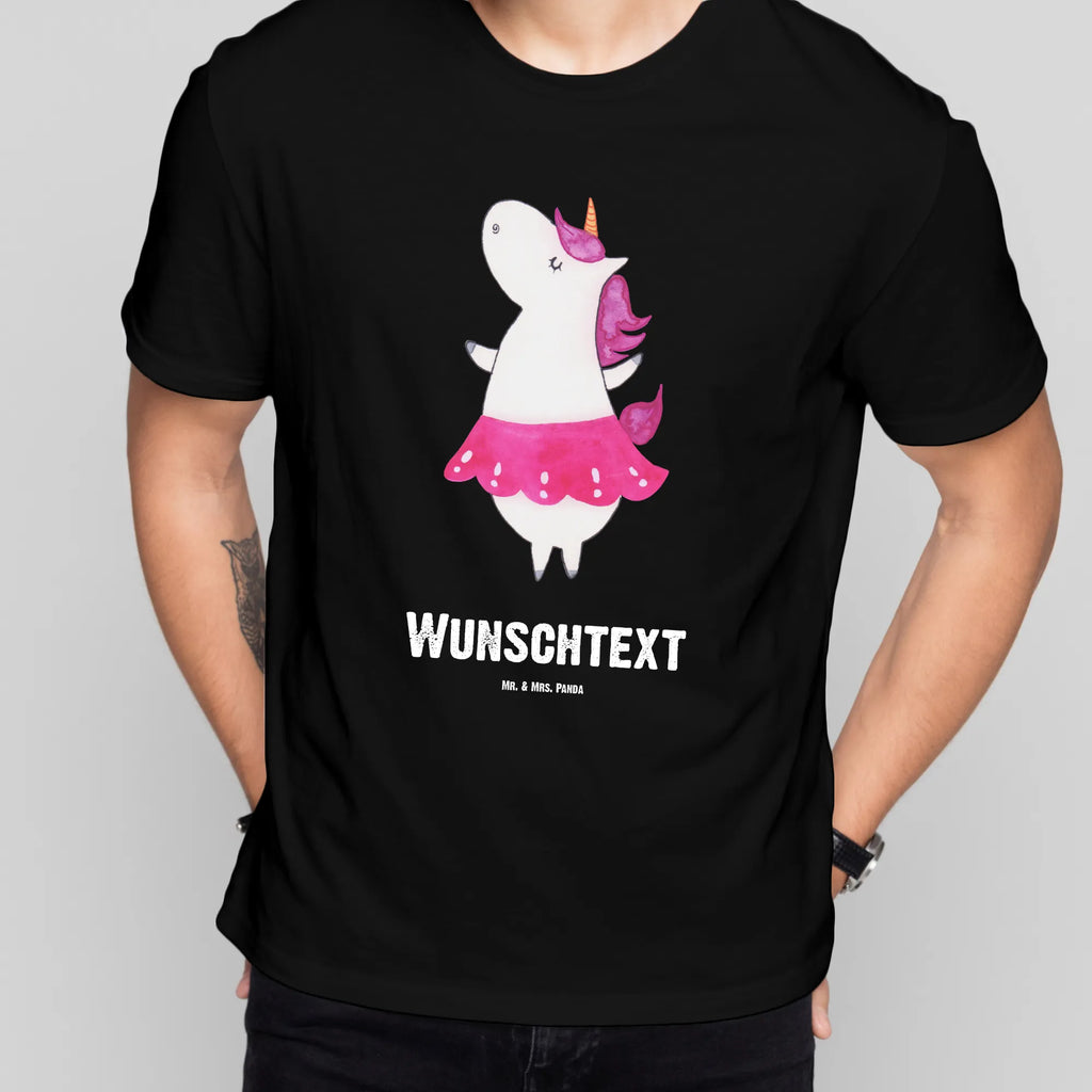 Personalisiertes T-Shirt Einhorn Ballerina T-Shirt Personalisiert, T-Shirt mit Namen, T-Shirt mit Aufruck, Männer, Frauen, Wunschtext, Bedrucken, Einhorn, Einhörner, Einhorn Deko, Pegasus, Unicorn, Tanzen, Ballerina, Party, Wohnung, Spaß, Feiern, Geburtstag, Tänzerin, Lebenslust, Lebensfreude