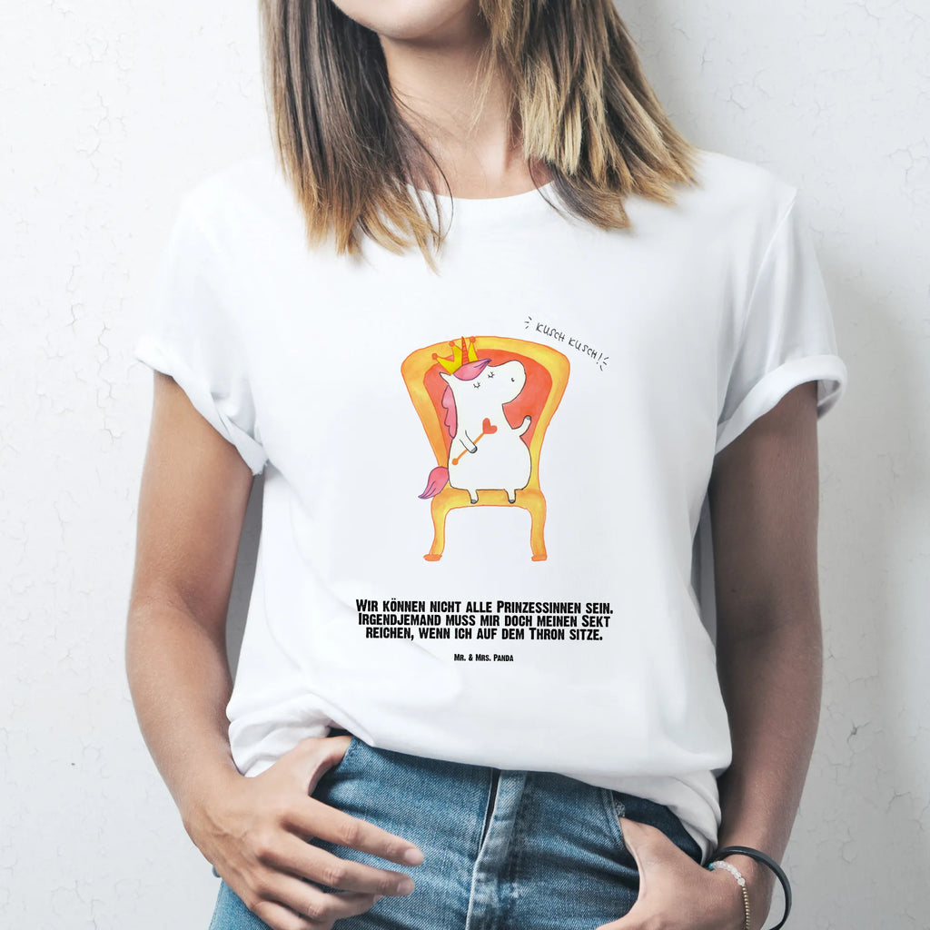 Personalisiertes T-Shirt Einhorn König T-Shirt Personalisiert, T-Shirt mit Namen, T-Shirt mit Aufruck, Männer, Frauen, Wunschtext, Bedrucken, Einhorn, Einhörner, Einhorn Deko, Unicorn, König, Präsident, Bundeskanzler, Herrscher, Kaiser, Prinzessin, Krone