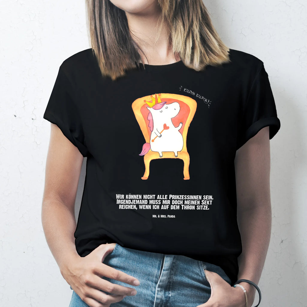 Personalisiertes T-Shirt Einhorn König T-Shirt Personalisiert, T-Shirt mit Namen, T-Shirt mit Aufruck, Männer, Frauen, Wunschtext, Bedrucken, Einhorn, Einhörner, Einhorn Deko, Unicorn, König, Präsident, Bundeskanzler, Herrscher, Kaiser, Prinzessin, Krone