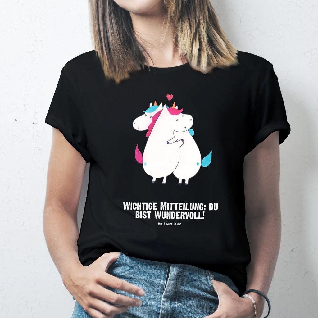 Personalisiertes T-Shirt Einhorn Mitteilung T-Shirt Personalisiert, T-Shirt mit Namen, T-Shirt mit Aufruck, Männer, Frauen, Wunschtext, Bedrucken, Einhorn, Einhörner, Einhorn Deko, Unicorn, Valentinstag, Valentine, Liebe, Geschenk, Partner, Ehe, lustig, witzig, Spruch