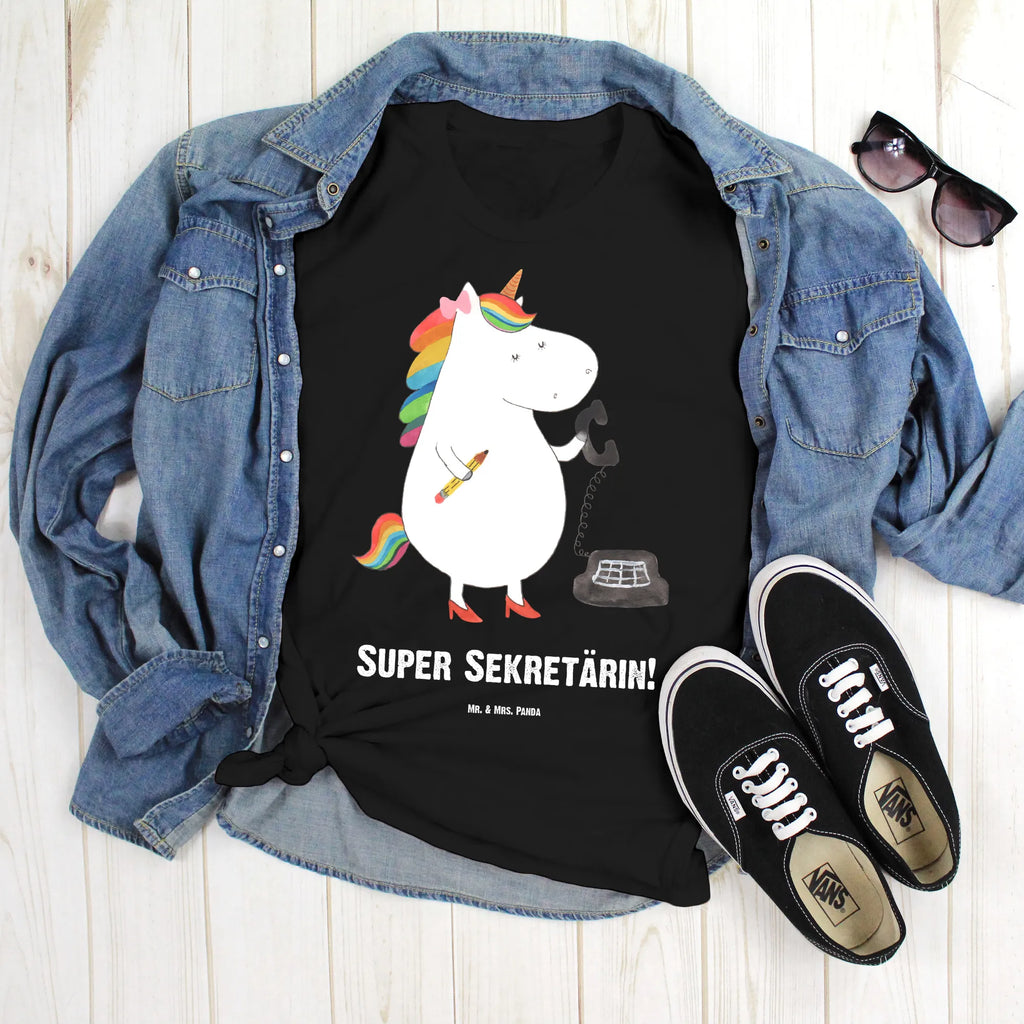 Personalisiertes T-Shirt Einhorn Sekretärin T-Shirt Personalisiert, T-Shirt mit Namen, T-Shirt mit Aufruck, Männer, Frauen, Wunschtext, Bedrucken, Einhorn, Einhörner, Einhorn Deko, Unicorn, Sekretärin, Büro, Rechtsanwältin, Rechtsanwaltsgehilfin, Steuerbüro, Steuerkanzlei, Bürokraft, Bürohilfe