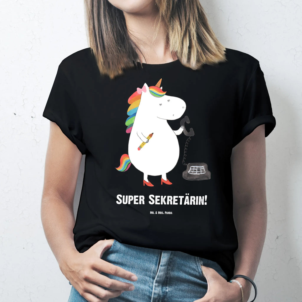 Personalisiertes T-Shirt Einhorn Sekretärin T-Shirt Personalisiert, T-Shirt mit Namen, T-Shirt mit Aufruck, Männer, Frauen, Wunschtext, Bedrucken, Einhorn, Einhörner, Einhorn Deko, Unicorn, Sekretärin, Büro, Rechtsanwältin, Rechtsanwaltsgehilfin, Steuerbüro, Steuerkanzlei, Bürokraft, Bürohilfe