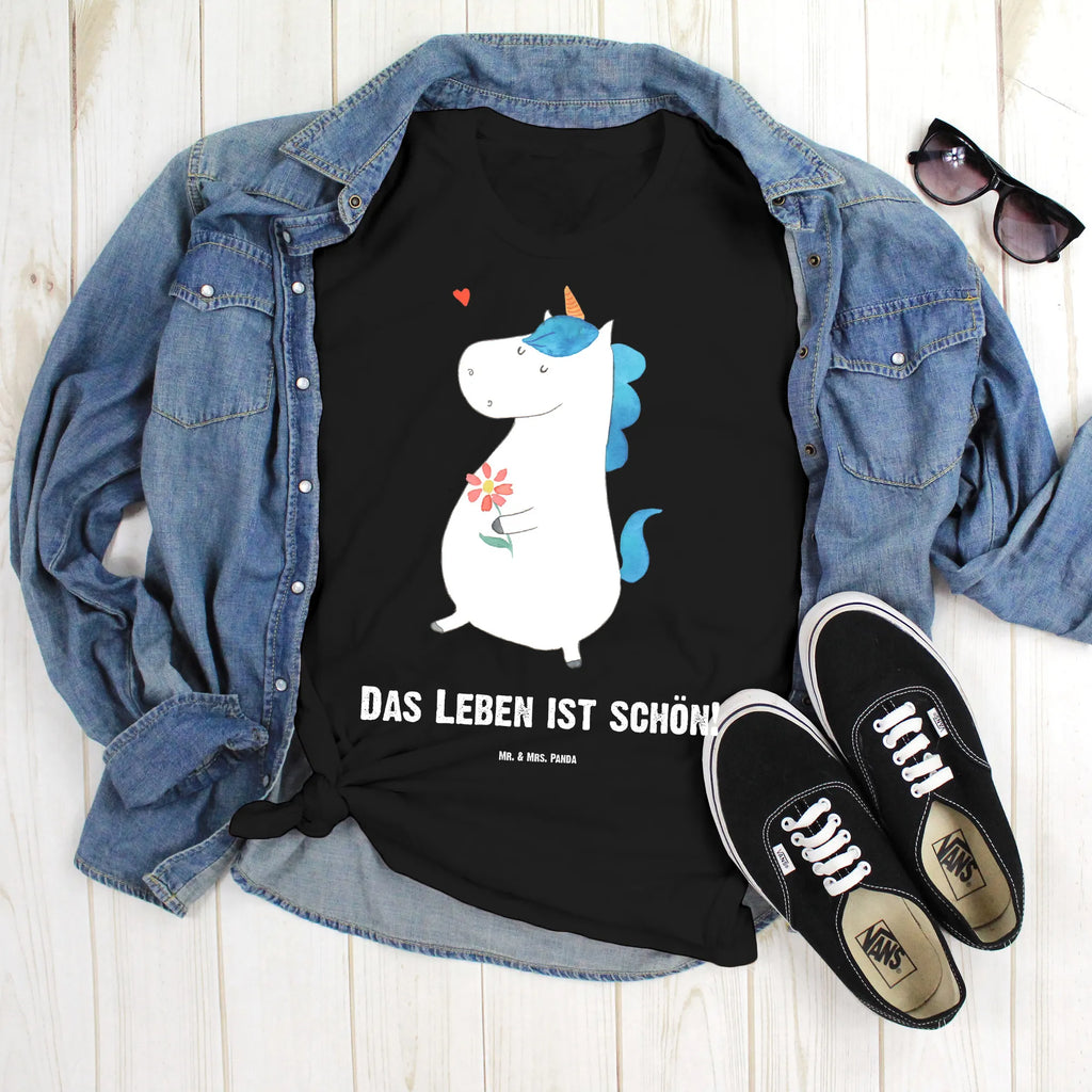 Personalisiertes T-Shirt Einhorn Spaziergang T-Shirt Personalisiert, T-Shirt mit Namen, T-Shirt mit Aufruck, Männer, Frauen, Wunschtext, Bedrucken, Einhorn, Einhörner, Einhorn Deko, Pegasus, Unicorn, Glitzer, Blumen, Spaziergang, Motivation, Gute Laune, Freude, Freundin, Mutter, Schwester