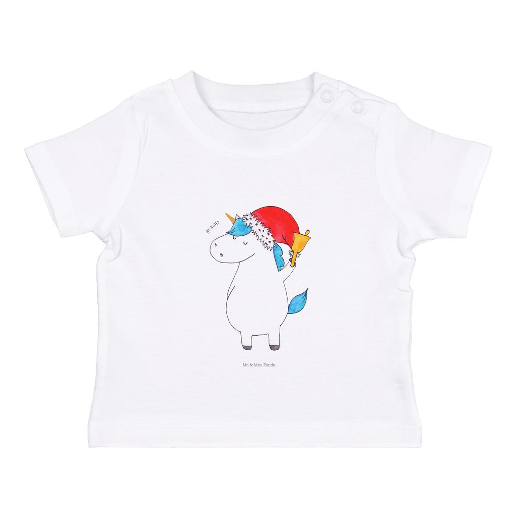 Organic Baby Shirt Einhorn Weihnachtsmann Baby T-Shirt, Jungen Baby T-Shirt, Mädchen Baby T-Shirt, Shirt, Einhorn, Einhörner, Einhorn Deko, Pegasus, Unicorn, Gin, Schokolade, Schoki, Weihnachten, Weihnachtsmann, Nikolaus, Wunschzettel, Wunschliste, Feenstaub