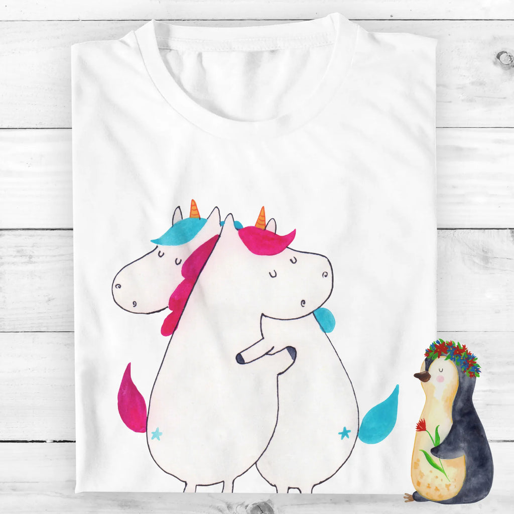 Personalisiertes T-Shirt Einhörner Umarmen T-Shirt Personalisiert, T-Shirt mit Namen, T-Shirt mit Aufruck, Männer, Frauen, Wunschtext, Bedrucken, Einhorn, Einhörner, Einhorn Deko, Unicorn, Freundinnen, Freundin, BFF, Schwester, Schwestern, Familie, Geschwister, Sister, Liebe