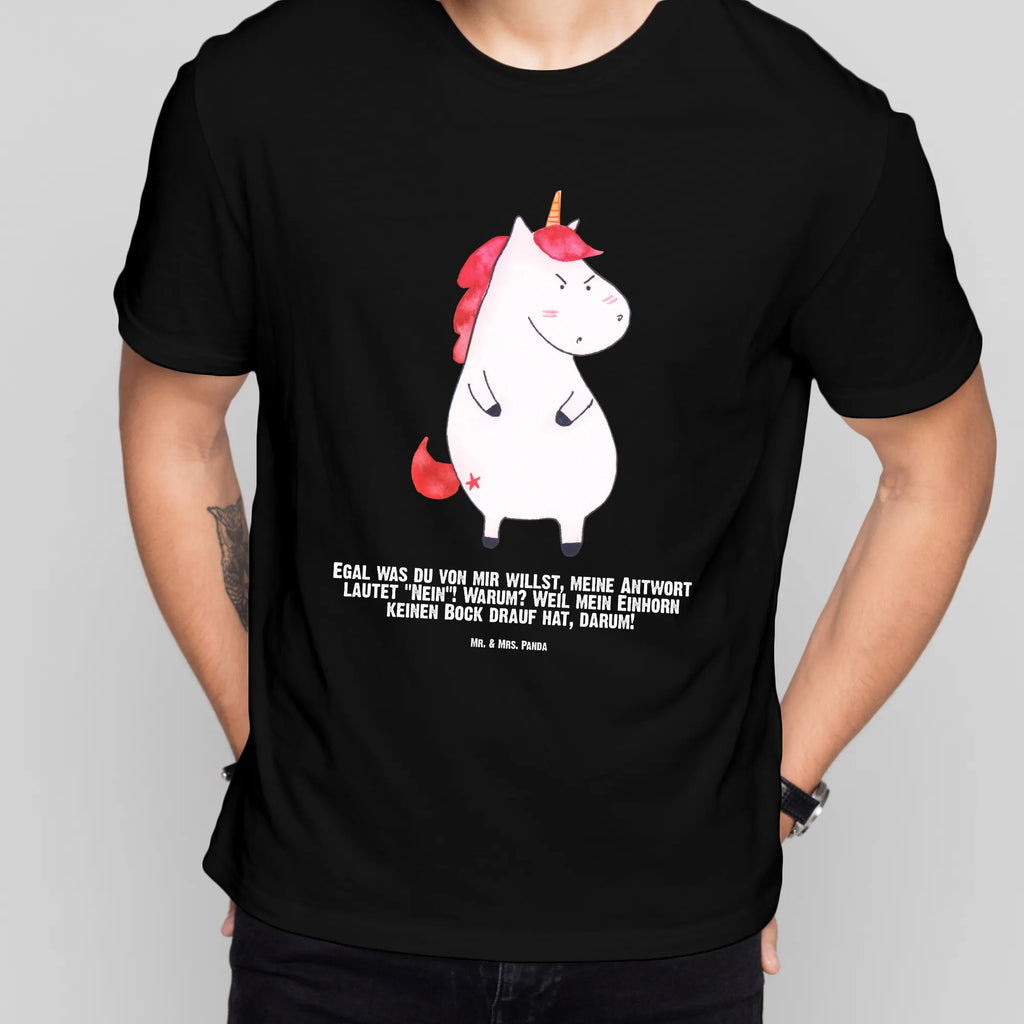 Personalisiertes T-Shirt Einhorn Wut T-Shirt Personalisiert, T-Shirt mit Namen, T-Shirt mit Aufruck, Männer, Frauen, Wunschtext, Bedrucken, Einhorn, Einhörner, Einhorn Deko, Unicorn, Realität, Ansage, lustlos, nein, Büro, Arbeit, wütend, dumme Fragen, lustig, Spaß, Geschenk