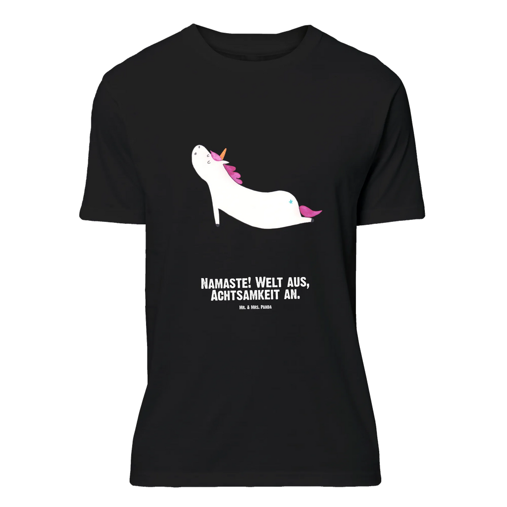 Personalisiertes T-Shirt Einhorn Yoga T-Shirt Personalisiert, T-Shirt mit Namen, T-Shirt mit Aufruck, Männer, Frauen, Wunschtext, Bedrucken, Einhorn, Einhörner, Einhorn Deko, Pegasus, Unicorn, Yoga, Namaste, Achtsamkeit, Entspannung, Joga, Yogamatte, Sport, lustig, witzig, süß