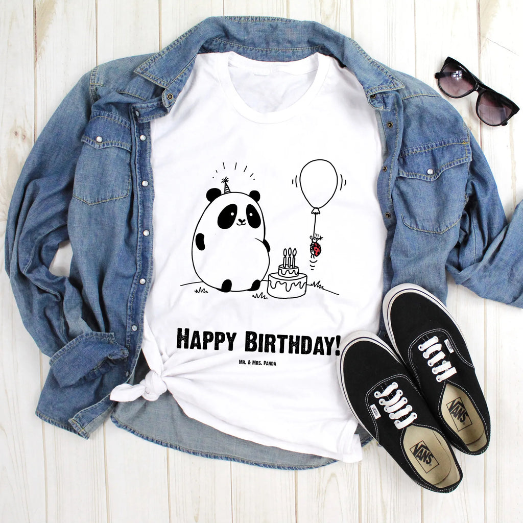 Personalisiertes T-Shirt Panda Geburtstag T-Shirt Personalisiert, T-Shirt mit Namen, T-Shirt mit Aufruck, Männer, Frauen