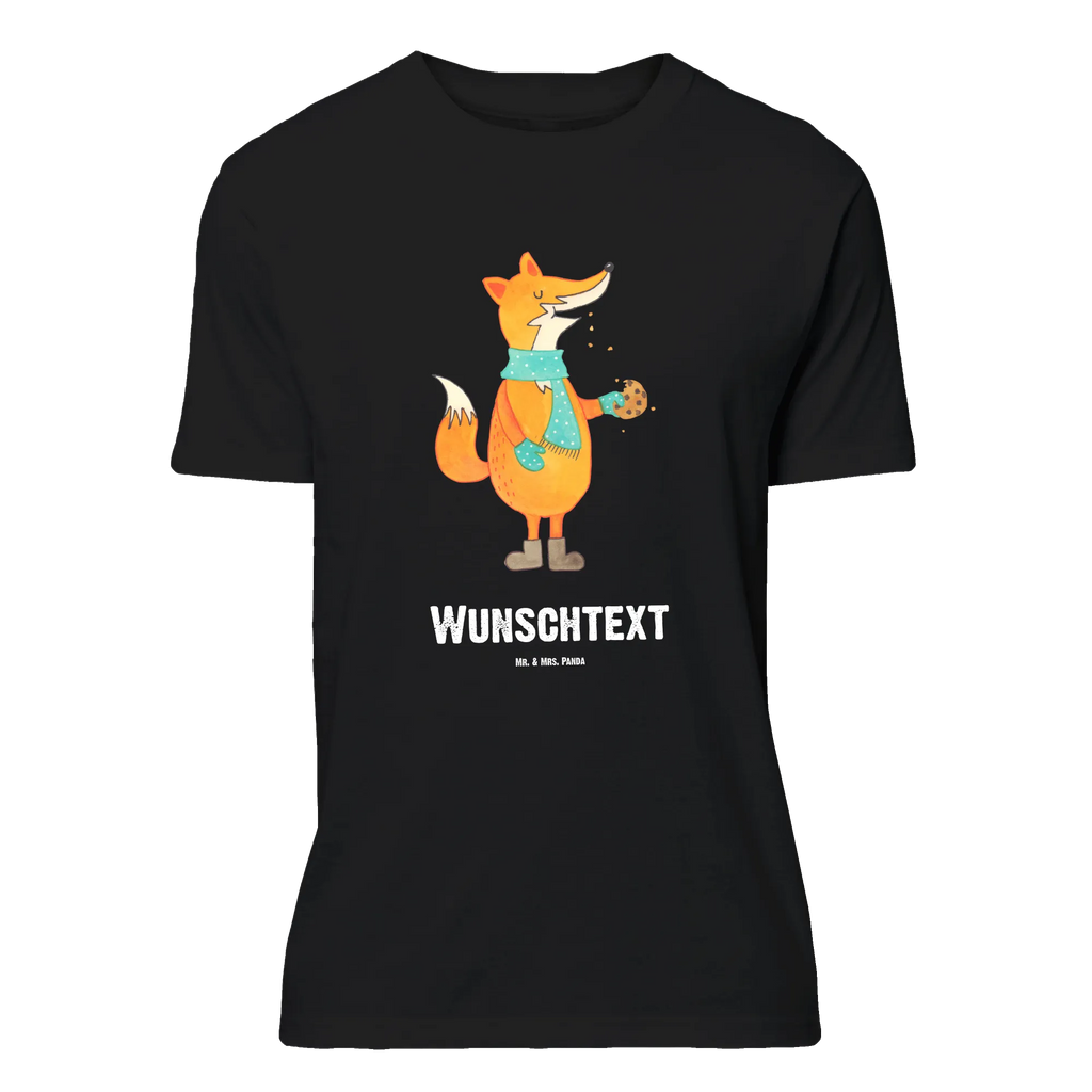 Personalisiertes T-Shirt Fuchs Keks T-Shirt Personalisiert, T-Shirt mit Namen, T-Shirt mit Aufruck, Männer, Frauen, Wunschtext, Bedrucken, Fuchs, Füchse, Backen Spruch, Kekse, Winter, Weihnachtszeit, Plätzchen, Liebe, Küche Deko