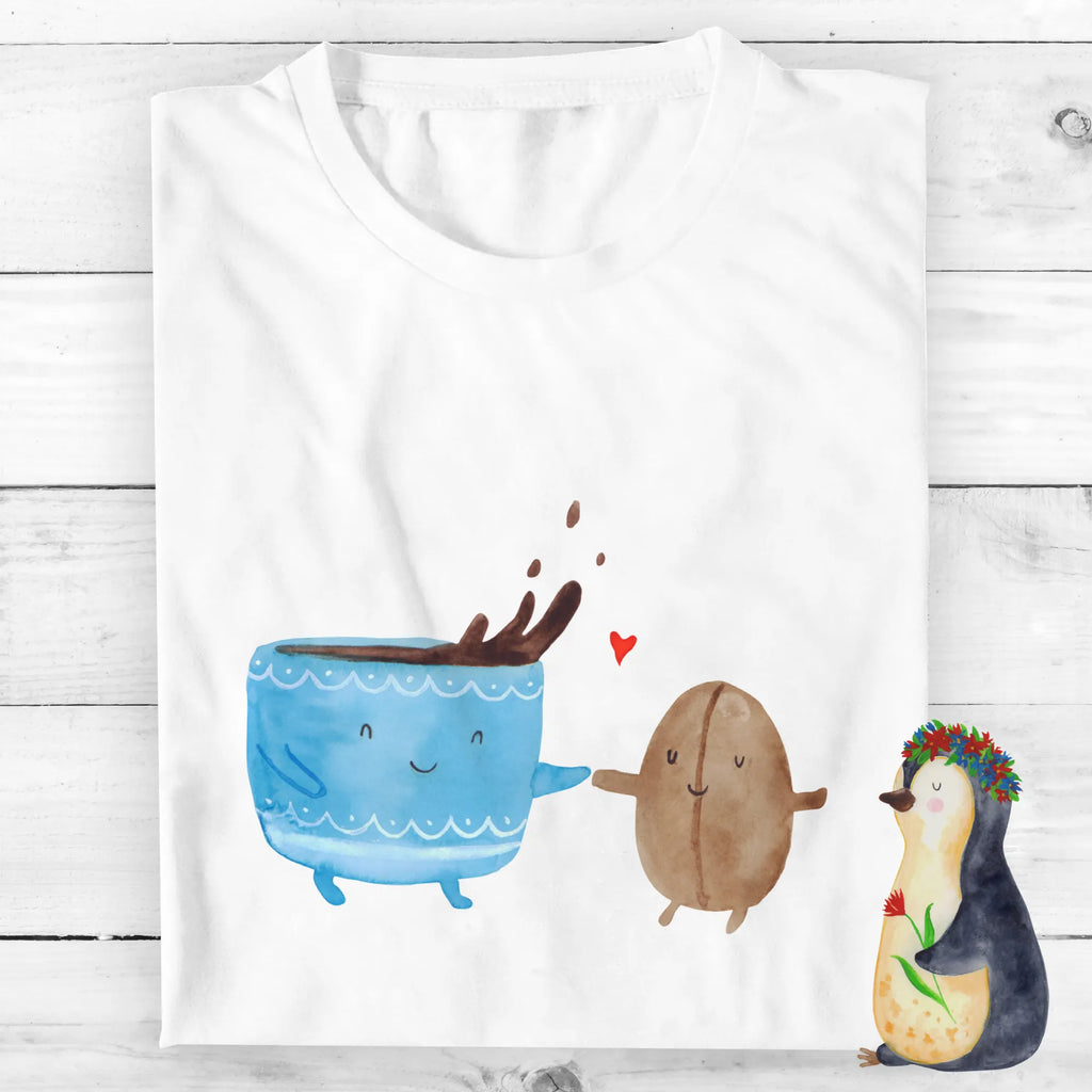 Personalisiertes T-Shirt Kaffee Bohne T-Shirt Personalisiert, T-Shirt mit Namen, T-Shirt mit Aufruck, Männer, Frauen, Wunschtext, Bedrucken, Tiermotive, Gute Laune, lustige Sprüche, Tiere, Kaffee, Kaffeebohne, Genuss, Zufriedenheit, Glück