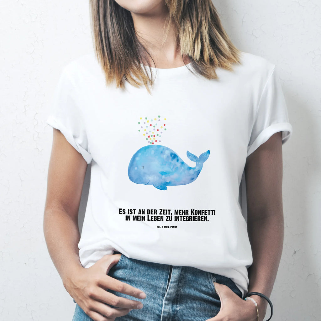 Personalisiertes T-Shirt Wal Konfetti T-Shirt Personalisiert, T-Shirt mit Namen, T-Shirt mit Aufruck, Männer, Frauen, Wunschtext, Bedrucken, Meerestiere, Meer, Urlaub, Wal, Konfetti, Wale, Motivation, Neuanfang, Trennung, Diät, Abnehmen, Neustart, Lebensabschnitt, Geburtstag