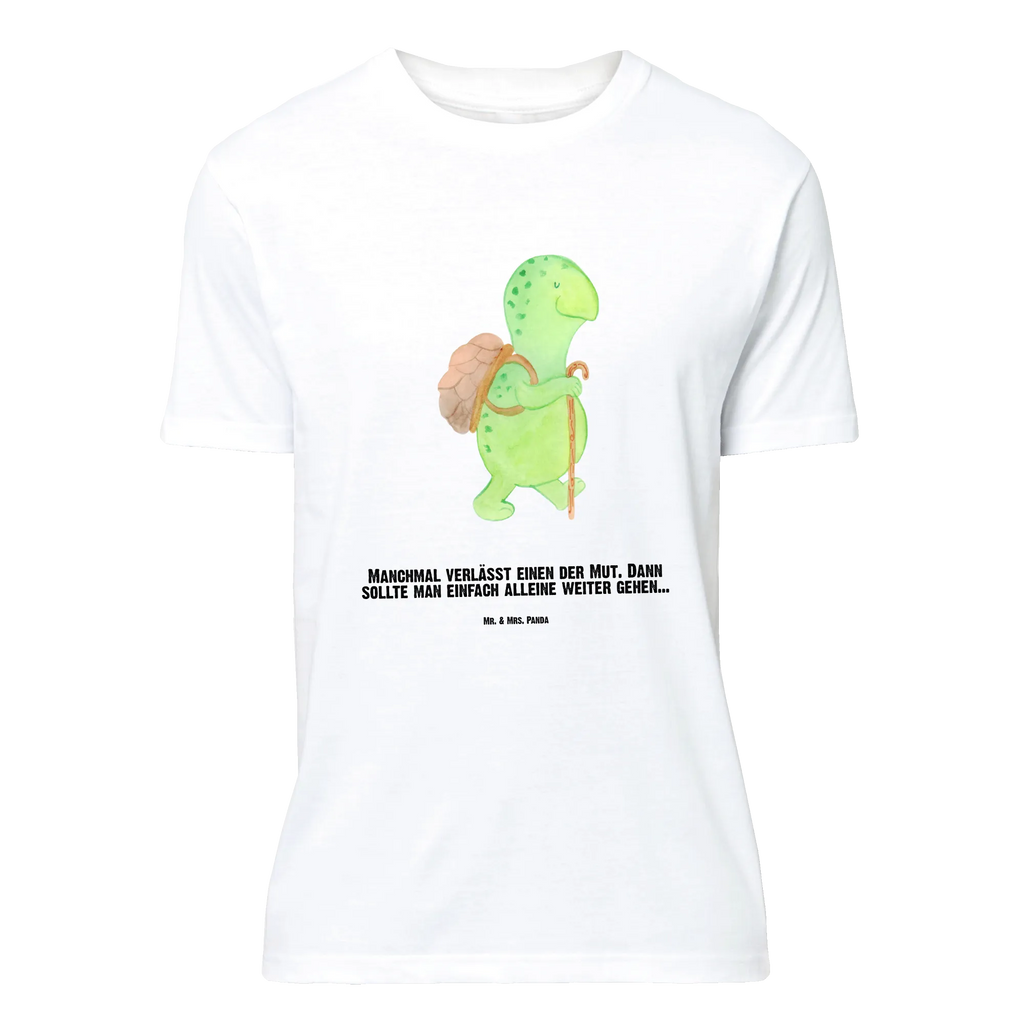 Personalisiertes T-Shirt Schildkröte Wanderer T-Shirt Personalisiert, T-Shirt mit Namen, T-Shirt mit Aufruck, Männer, Frauen, Wunschtext, Bedrucken, Schildkröte, Schildkröten, Motivation, Motivationsspruch, Motivationssprüche, Neuanfang