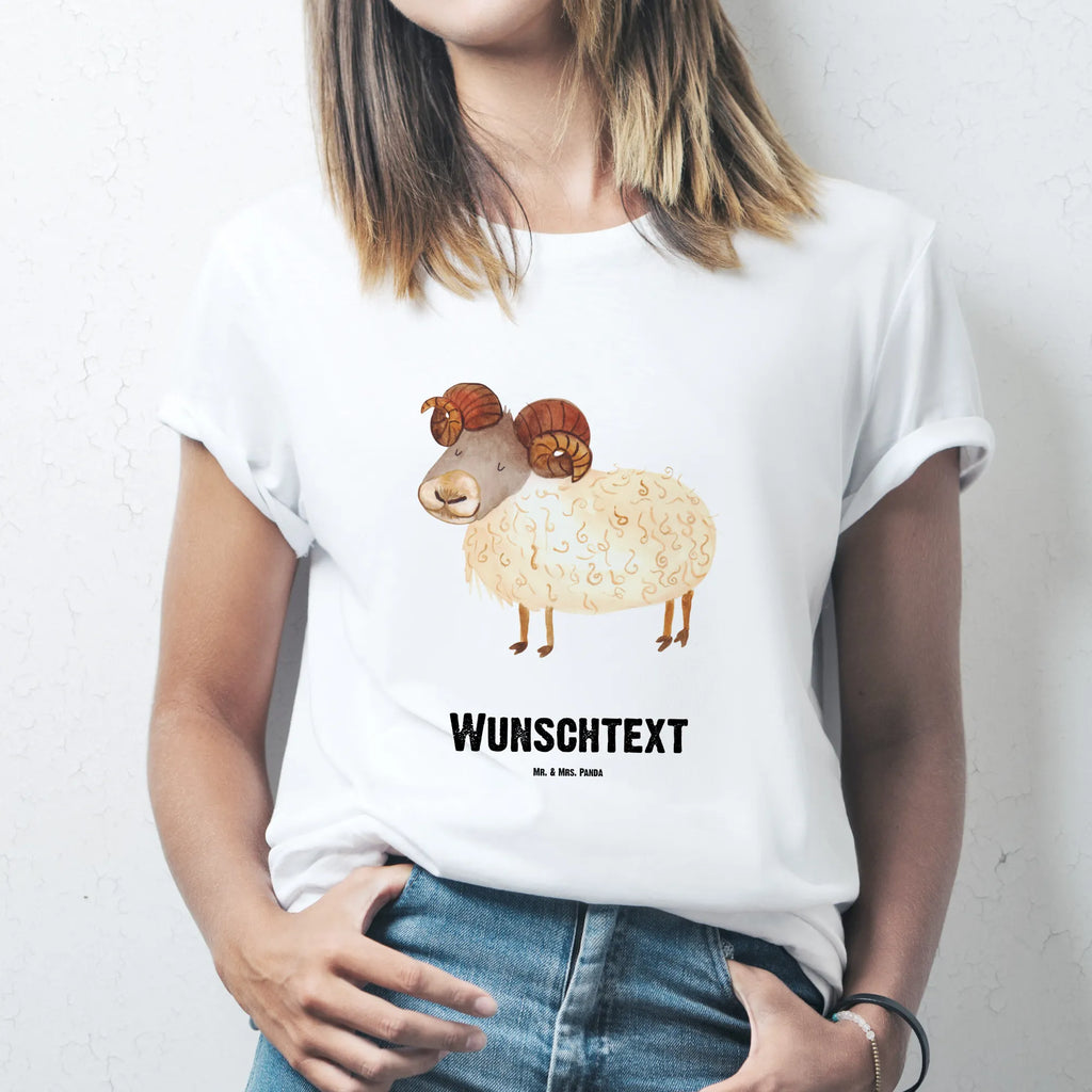 Personalisiertes T-Shirt Sternzeichen Widder T-Shirt Personalisiert, T-Shirt mit Namen, T-Shirt mit Aufruck, Männer, Frauen, Wunschtext, Bedrucken, Tierkreiszeichen, Sternzeichen, Horoskop, Astrologie, Aszendent, Widder Geschenk, Widder Sternzeichen, Geschenk März, Geschenk April, Geburtstag März, Geburtstag April, Bock, Schafbock