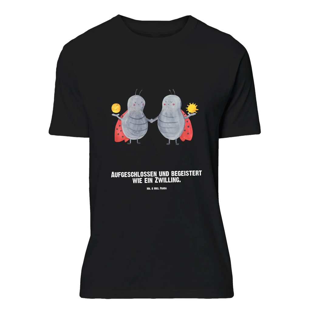 Personalisiertes T-Shirt Sternzeichen Zwilling T-Shirt Personalisiert, T-Shirt mit Namen, T-Shirt mit Aufruck, Männer, Frauen, Wunschtext, Bedrucken, Tierkreiszeichen, Sternzeichen, Horoskop, Astrologie, Aszendent, Zwillinge, Zwilling Geschenk, Zwilling Sternzeichen, Geburtstag Mai, Geschenk Mai, Geschenk Juni, Marienkäfer, Glückskäfer, Zwillingsbruder, Zwillingsschwester