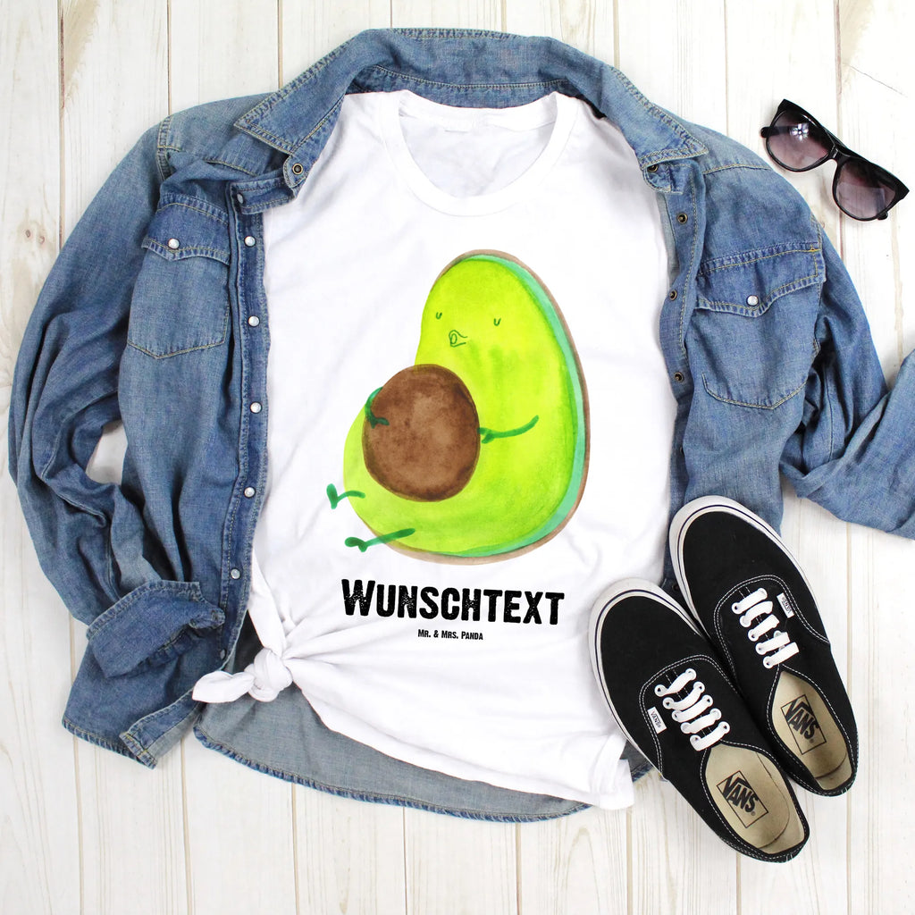 Personalisiertes T-Shirt Avocado pfeift T-Shirt Personalisiert, T-Shirt mit Namen, T-Shirt mit Aufruck, Männer, Frauen, Wunschtext, Bedrucken, Avocado, Veggie, Vegan, Gesund, Diät, Abnehmen, Ernährung, dick sein