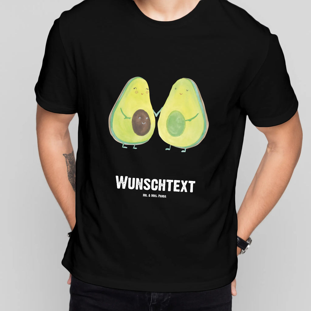 Personalisiertes T-Shirt Avocado Pärchen T-Shirt Personalisiert, T-Shirt mit Namen, T-Shirt mit Aufruck, Männer, Frauen, Wunschtext, Bedrucken, Avocado, Veggie, Vegan, Gesund, Avocuddle, Liebe, Schwangerschaft, Familie, Babyshower, Babyparty, Hochzeit, Kinder, Avocados, Geburt