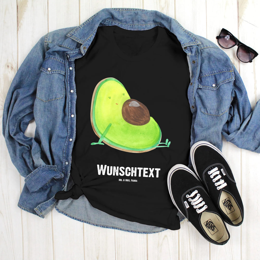 Personalisiertes T-Shirt Avocado schwanger T-Shirt Personalisiert, T-Shirt mit Namen, T-Shirt mit Aufruck, Männer, Frauen, Wunschtext, Bedrucken, Avocado, Veggie, Vegan, Gesund, schwanger, Schwangerschaft, Babyparty, Babyshower