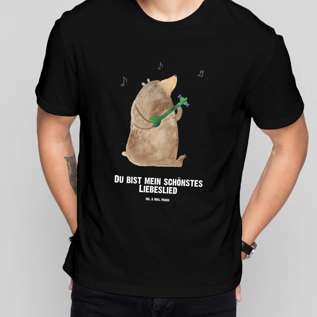 Personalisiertes T-Shirt Bär Lied T-Shirt Personalisiert, T-Shirt mit Namen, T-Shirt mit Aufruck, Männer, Frauen, Wunschtext, Bedrucken, Bär, Teddy, Teddybär, Bärchen, Bear, Liebeslied, Lied, Song, Valentinstag, Valentine, Geschenk, Partner, Liebe, Freundin, Frau, Herz, Spruch