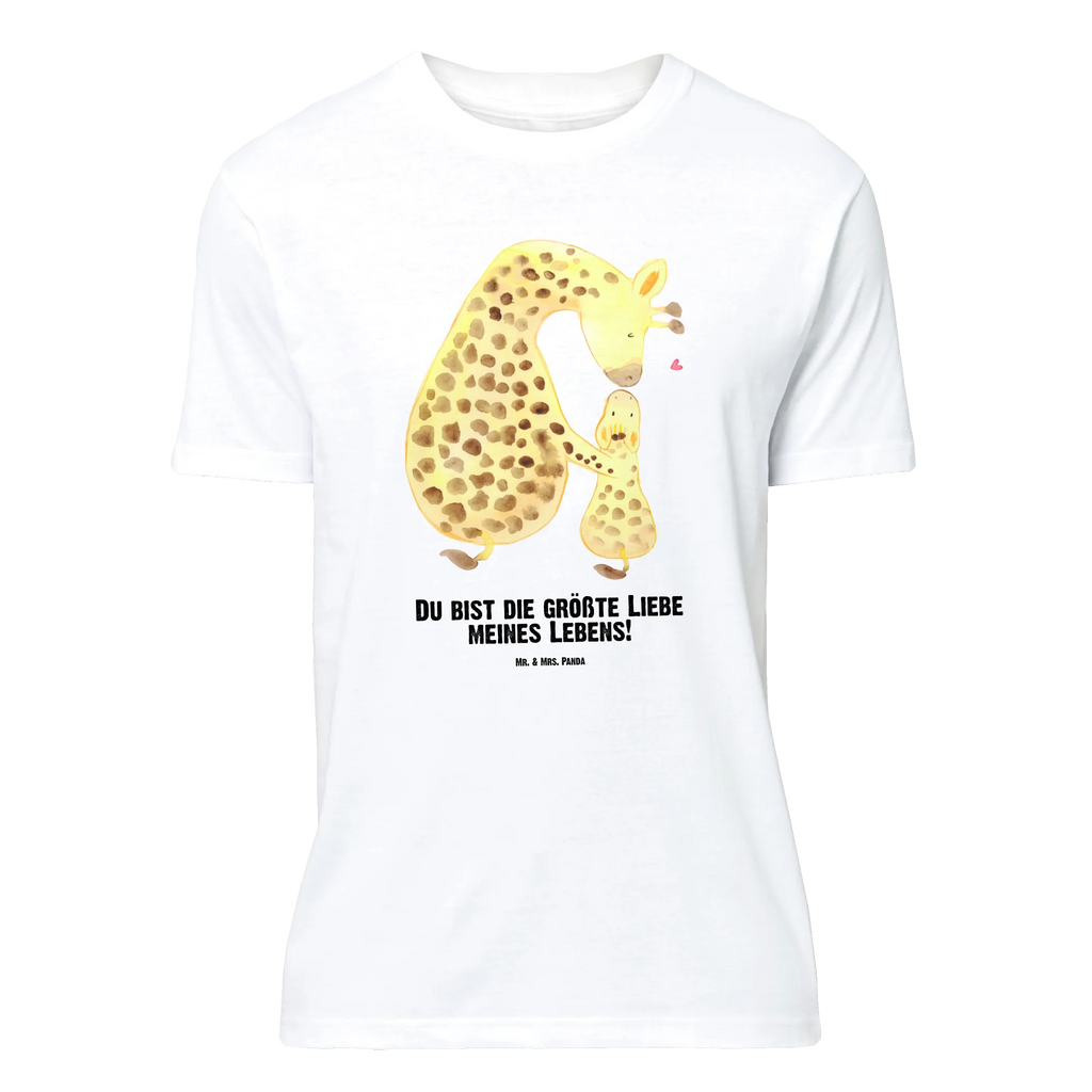 Personalisiertes T-Shirt Giraffe mit Kind T-Shirt Personalisiert, T-Shirt mit Namen, T-Shirt mit Aufruck, Männer, Frauen, Wunschtext, Bedrucken, Afrika, Wildtiere, Giraffe, Kind, Mutter, Mama, Tochter, Sohn, Lieblingsmensch