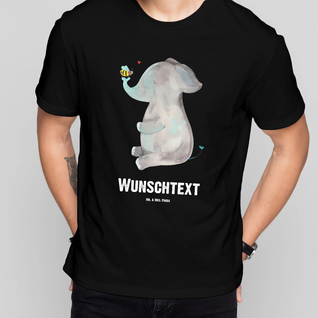 Personalisiertes T-Shirt Elefant Biene T-Shirt Personalisiert, T-Shirt mit Namen, T-Shirt mit Aufruck, Männer, Frauen, Wunschtext, Bedrucken, Tiermotive, Gute Laune, lustige Sprüche, Tiere, Elefant, Biene, Liebe, Liebesbeweis, Jahrestag, Liebesgeschenk, Heiratsantrag, Hochzeitsgeschenk, Liebesspruch