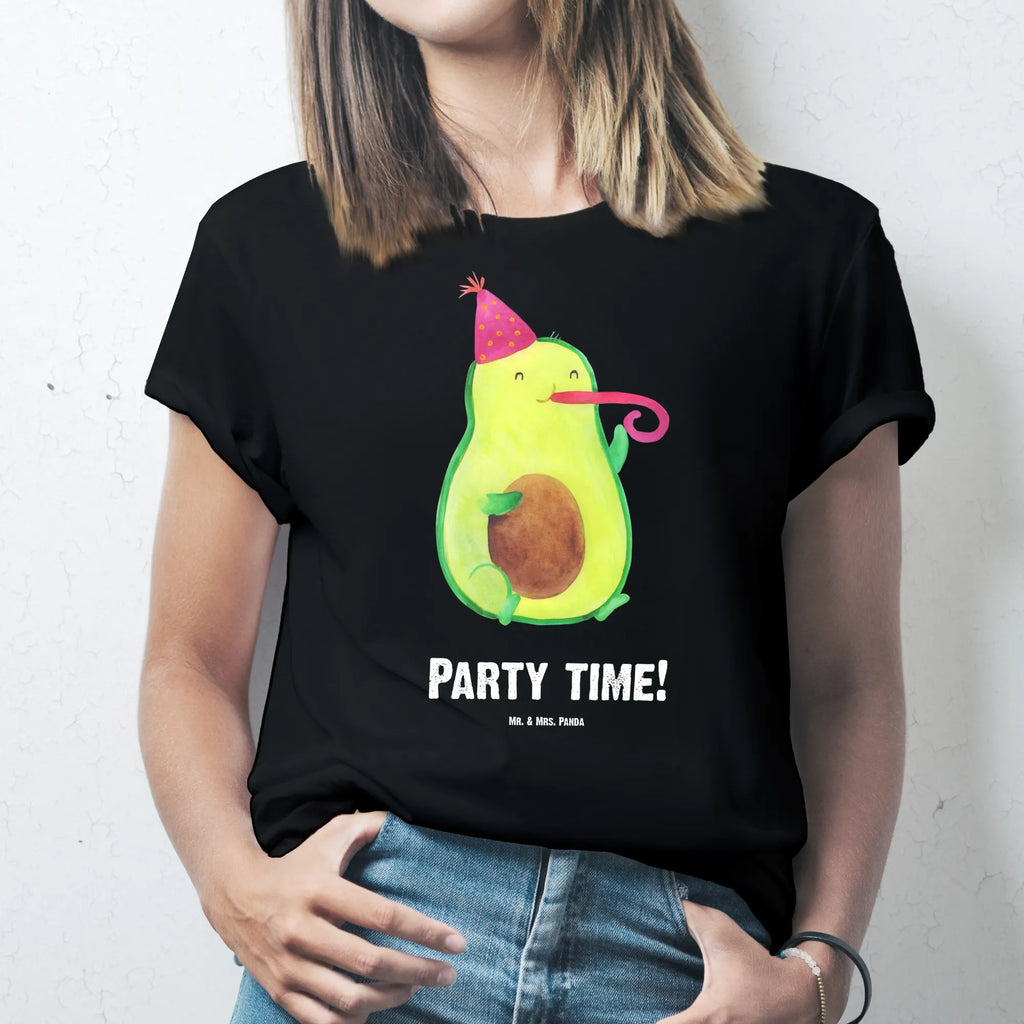 Personalisiertes T-Shirt Avocado Party Time T-Shirt Personalisiert, T-Shirt mit Namen, T-Shirt mit Aufruck, Männer, Frauen, Wunschtext, Bedrucken, Avocado, Veggie, Vegan, Gesund