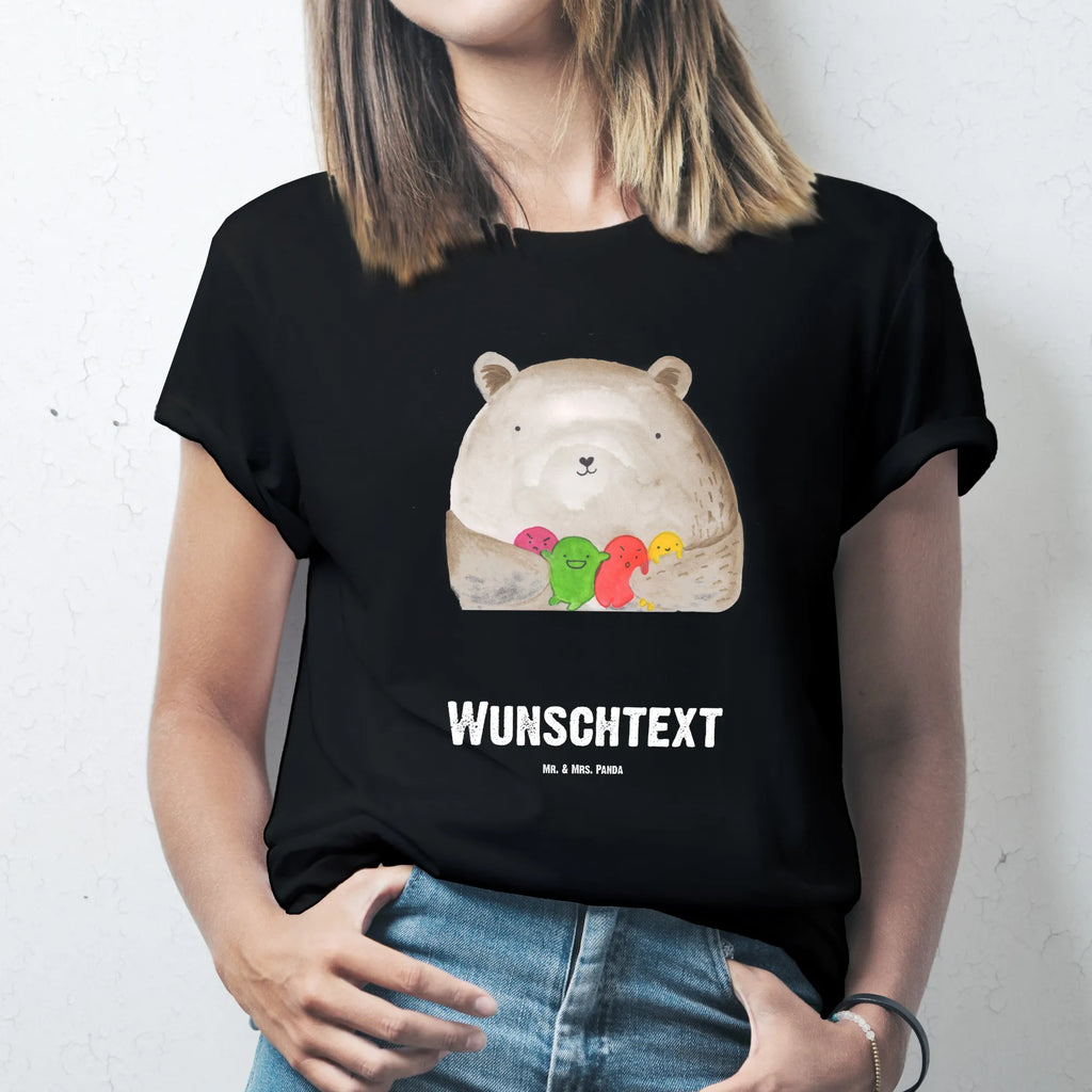 Personalisiertes T-Shirt Bär Gefühl T-Shirt Personalisiert, T-Shirt mit Namen, T-Shirt mit Aufruck, Männer, Frauen, Wunschtext, Bedrucken, Bär, Teddy, Teddybär, Wahnsinn, Verrückt, Durchgedreht