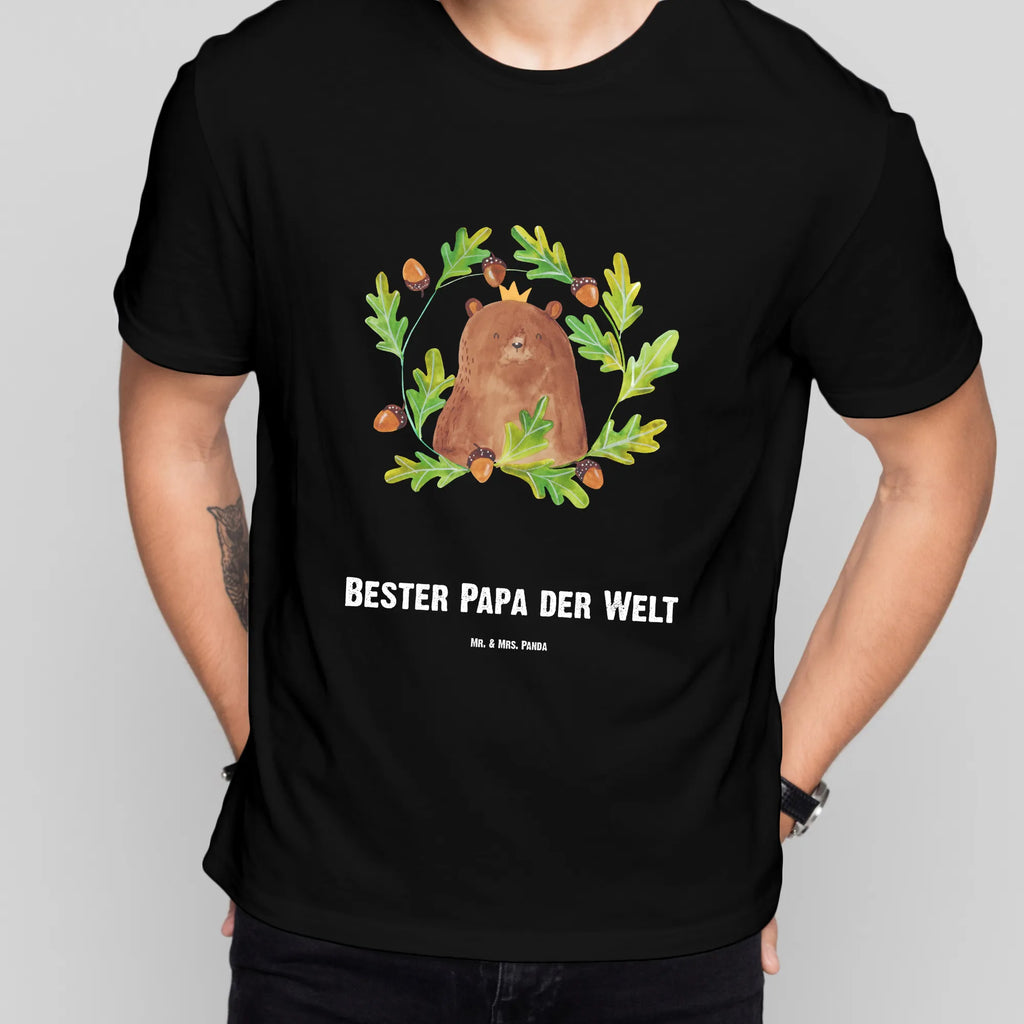 Personalisiertes T-Shirt Bär König T-Shirt Personalisiert, T-Shirt mit Namen, T-Shirt mit Aufruck, Männer, Frauen, Wunschtext, Bedrucken, Bär, Teddy, Teddybär, Papa, Papa Bär, bester Vater, bester Papa, weltbester Papa, Vatertag, Vater, Dad, Daddy, Papi