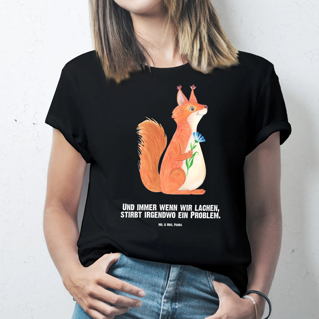 Personalisiertes T-Shirt Eichhörnchen Blume T-Shirt Personalisiert, T-Shirt mit Namen, T-Shirt mit Aufruck, Männer, Frauen, Wunschtext, Bedrucken, Tiermotive, Gute Laune, lustige Sprüche, Tiere, Eichhörnchen, Eichhorn, Spruch positiv, Lachen, Spaß, Motivation Sprüche, Motivation Bilder, glücklich Spruch, Spruch Deko