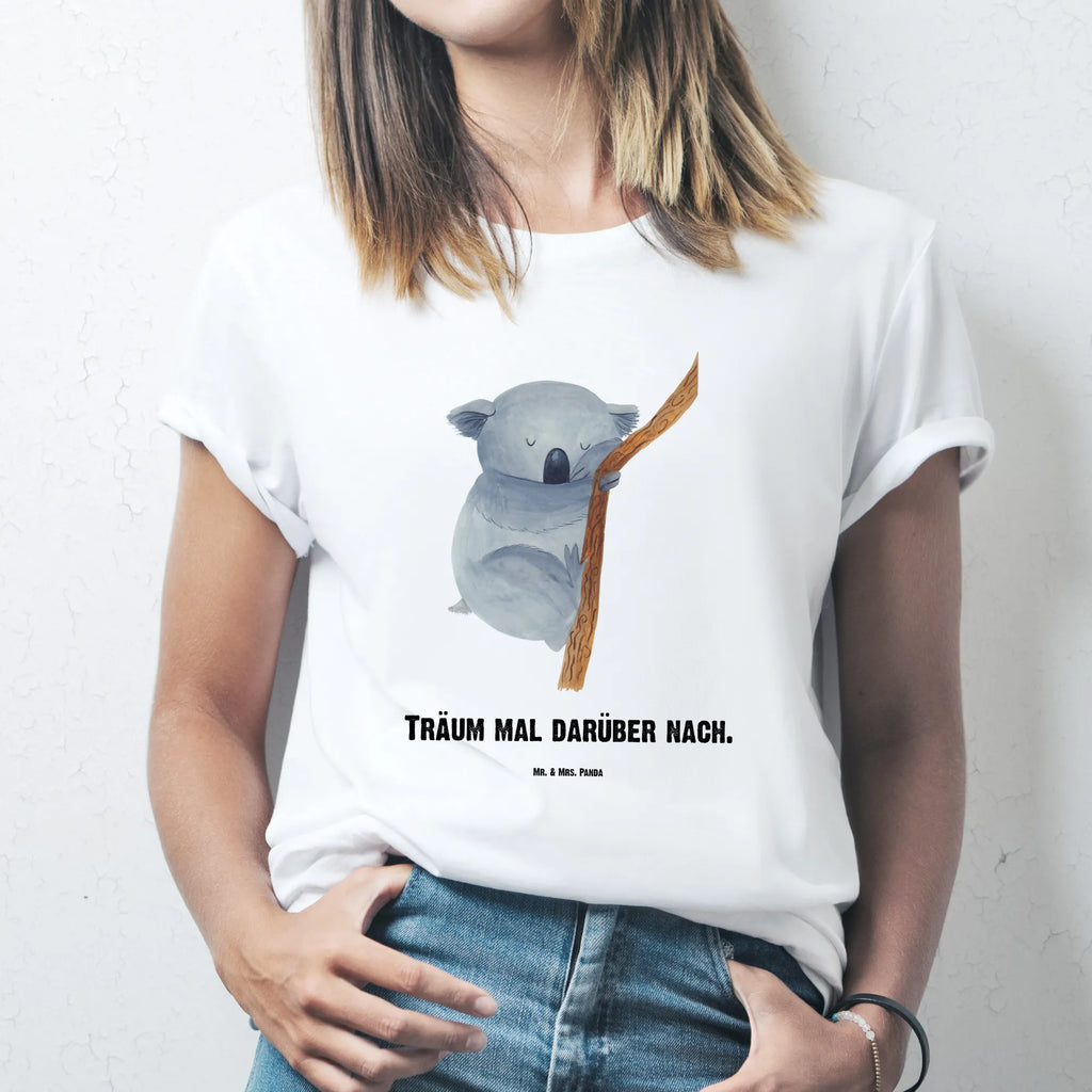 Personalisiertes T-Shirt Koalabär T-Shirt Personalisiert, T-Shirt mit Namen, T-Shirt mit Aufruck, Männer, Frauen, Wunschtext, Bedrucken, Tiermotive, Gute Laune, lustige Sprüche, Tiere, Koala, träumen, Traum, schlafen, Schlafzimmer, Traumland, Bär, Koalabär