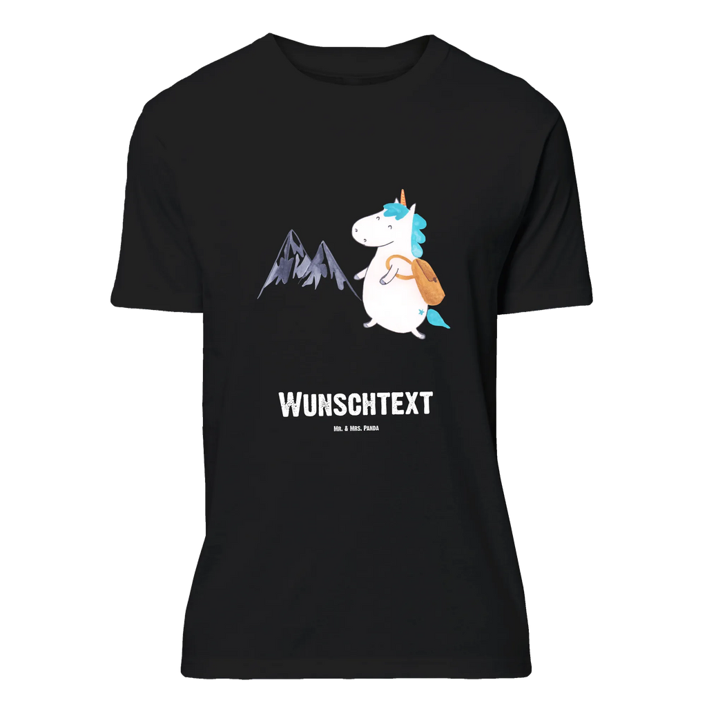 Personalisiertes T-Shirt Einhorn Bergsteiger T-Shirt Personalisiert, T-Shirt mit Namen, T-Shirt mit Aufruck, Männer, Frauen, Wunschtext, Bedrucken, Einhorn, Einhörner, Einhorn Deko, Pegasus, Unicorn, Bergsteiger, Abenteuer, Berge, Abenteurer, Weltenbummler, Weltreise, Reisen, Urlaub, Entdecker