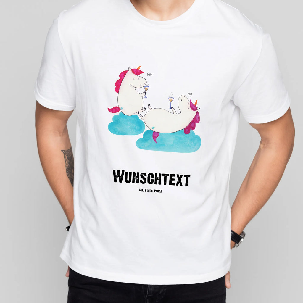 Personalisiertes T-Shirt Einhörner Sekt T-Shirt Personalisiert, T-Shirt mit Namen, T-Shirt mit Aufruck, Männer, Frauen, Wunschtext, Bedrucken, Einhorn, Einhörner, Einhorn Deko, Unicorn, Freundinnen, Freundin, BFF, Sekt, Mädelsabend, Spaß, Party, Korken, Anstoßen, Beste