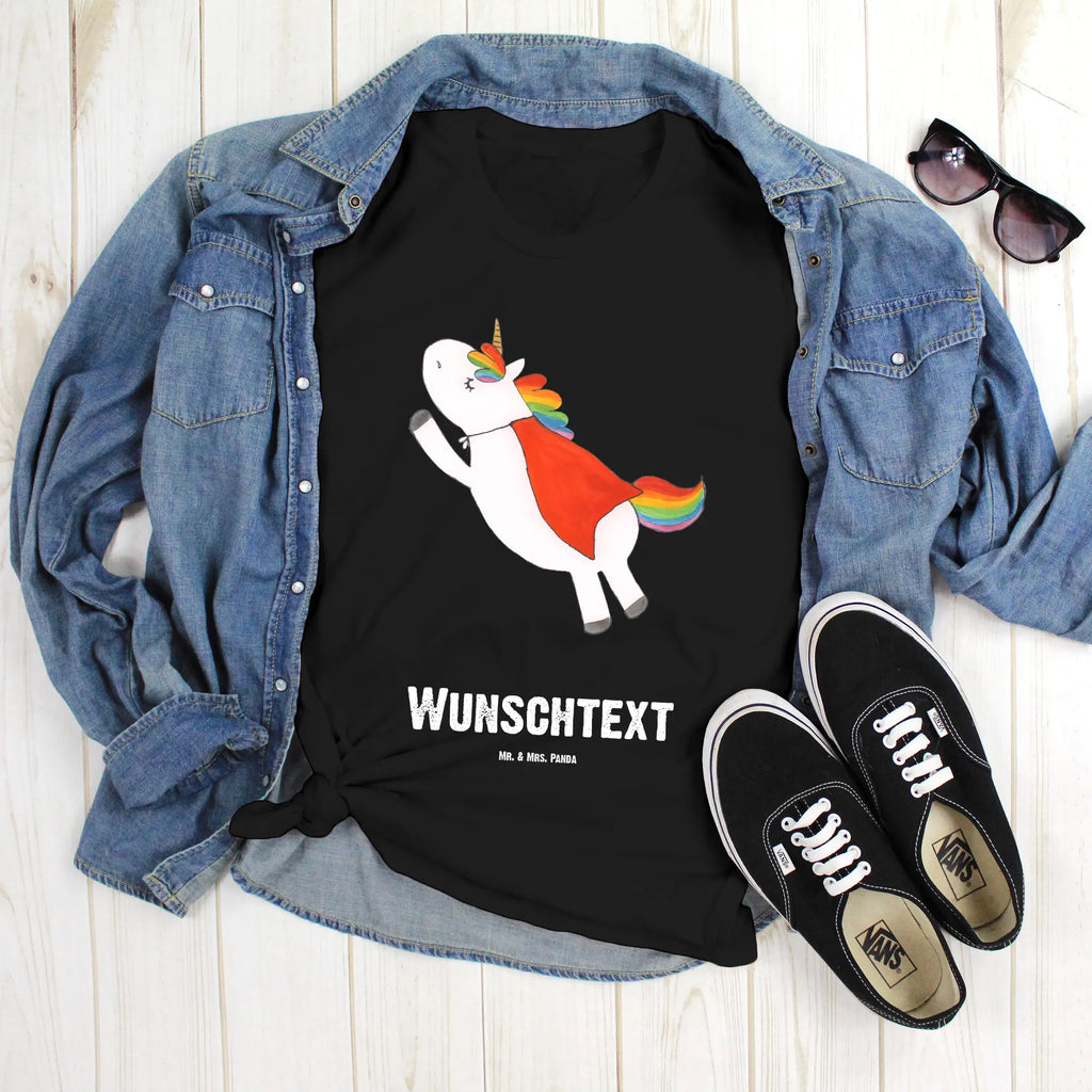 Personalisiertes T-Shirt Einhorn Super T-Shirt Personalisiert, T-Shirt mit Namen, T-Shirt mit Aufruck, Männer, Frauen, Wunschtext, Bedrucken, Einhorn, Einhörner, Einhorn Deko, Pegasus, Unicorn, Traummann, Superheld, Held, Freundin, Geschenk, Girl, Mädchen