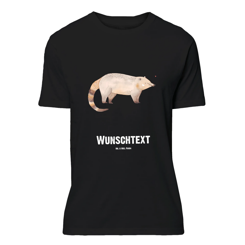 Personalisiertes T-Shirt Nasenbaer T-Shirt Personalisiert, T-Shirt mit Namen, T-Shirt mit Aufruck, Männer, Frauen, Wunschtext, Bedrucken, Tiermotive, Gute Laune, lustige Sprüche, Tiere, Nasenbär, Nasenbären, Rüsselbär, Bär