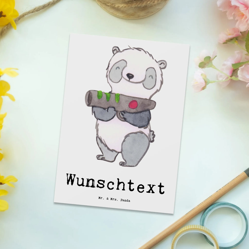 Personalisierte Postkarte Panda LaserTag Postkarte mit Namen, Postkarte bedrucken, Postkarte mit Wunschtext, Postkarte personalisierbar, Geschenkkarte mit Namen, Grußkarte mit Namen, Karte mit Namen, Einladung mit Namen, Ansichtskarte mit Namen, Geschenkkarte mit Wunschtext, Grußkarte mit Wunschtext, Karte mit Wunschtext, Einladung mit Wunschtext, Ansichtskarte mit Wunschtext, Geschenk, Sport, Sportart, Hobby, Schenken, Danke, Dankeschön, Auszeichnung, Gewinn, Sportler, Lasertag, Lasergame Zentrum, Laser Tag Party