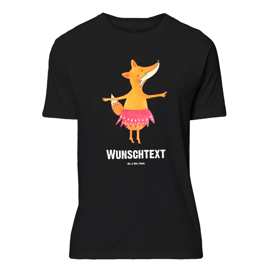 Personalisiertes T-Shirt Fuchs Ballerina T-Shirt Personalisiert, T-Shirt mit Namen, T-Shirt mit Aufruck, Männer, Frauen, Wunschtext, Bedrucken, Fuchs, Fuchs Spruch, Füchse, Füchsin, Ballerina, Ballett, Tänzerin, Tanzen, Party, Einladung, Geburtstag