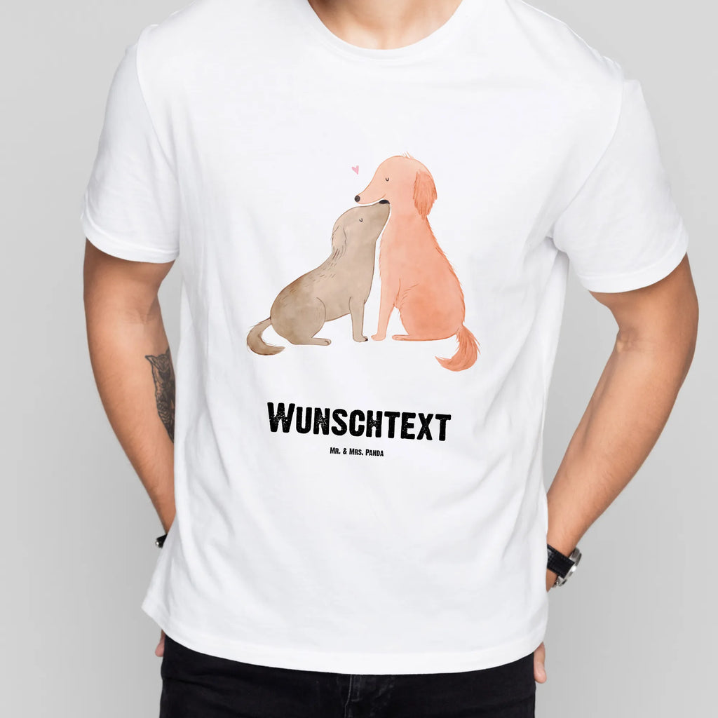 Personalisiertes T-Shirt Hunde Liebe T-Shirt Personalisiert, T-Shirt mit Namen, T-Shirt mit Aufruck, Männer, Frauen, Wunschtext, Bedrucken, Hund, Hundemotiv, Haustier, Hunderasse, Tierliebhaber, Hundebesitzer, Sprüche, Liebe, Hund. Hunde, Kuss, Vertrauen, Kuscheln, Herz