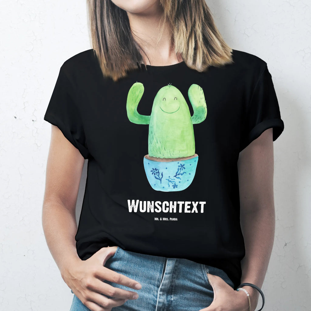 Personalisiertes T-Shirt Kaktus Happy T-Shirt Personalisiert, T-Shirt mit Namen, T-Shirt mit Aufruck, Männer, Frauen, Wunschtext, Bedrucken, Kaktus, Kakteen, Motivation, Spruch, lustig, Kindersicherung, Neustart, Büro, Büroalltag, Kollege, Kollegin, Freundin, Mutter, Familie, Ausbildung