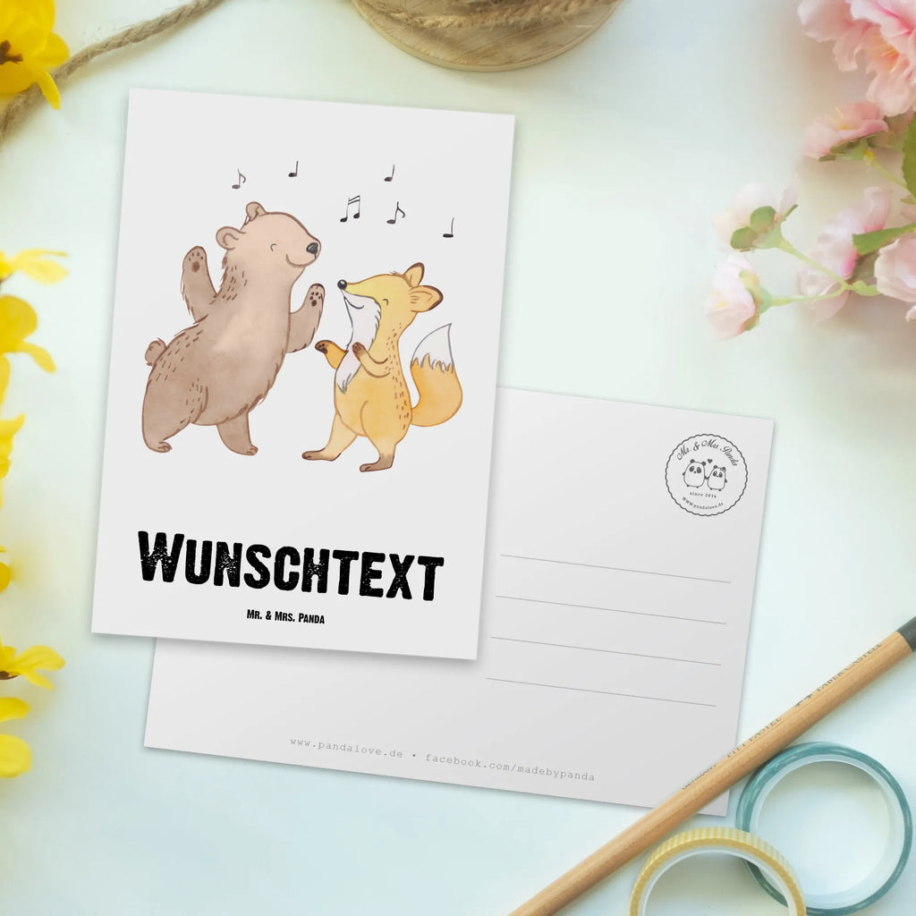 Personalisierte Postkarte Hase Tanzen Postkarte mit Namen, Postkarte bedrucken, Postkarte mit Wunschtext, Postkarte personalisierbar, Geschenkkarte mit Namen, Grußkarte mit Namen, Karte mit Namen, Einladung mit Namen, Ansichtskarte mit Namen, Geschenkkarte mit Wunschtext, Grußkarte mit Wunschtext, Karte mit Wunschtext, Einladung mit Wunschtext, Ansichtskarte mit Wunschtext, Geschenk, Sport, Sportart, Hobby, Schenken, Danke, Dankeschön, Auszeichnung, Gewinn, Sportler, Tanzen, tanzen gehen, Tanzschule, Tanzkurs