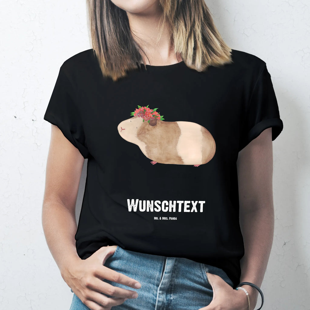 Personalisiertes T-Shirt Meerschweinchen weise T-Shirt Personalisiert, T-Shirt mit Namen, T-Shirt mit Aufruck, Männer, Frauen, Wunschtext, Bedrucken, Tiermotive, Gute Laune, lustige Sprüche, Tiere, Meerschweinchen, Meerie, Meeries, Wunder, Blumenkind, Realität, Spruch, Weisheit, Motivation, Wunderland