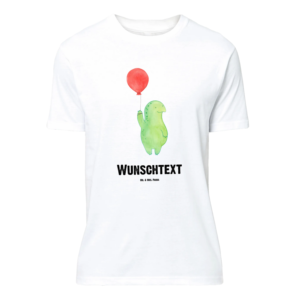 Personalisiertes T-Shirt Schildkröte Luftballon T-Shirt Personalisiert, T-Shirt mit Namen, T-Shirt mit Aufruck, Männer, Frauen, Wunschtext, Bedrucken, Schildkröte, Schildkröten, Mutausbruch, Motivation, Motivationsspruch