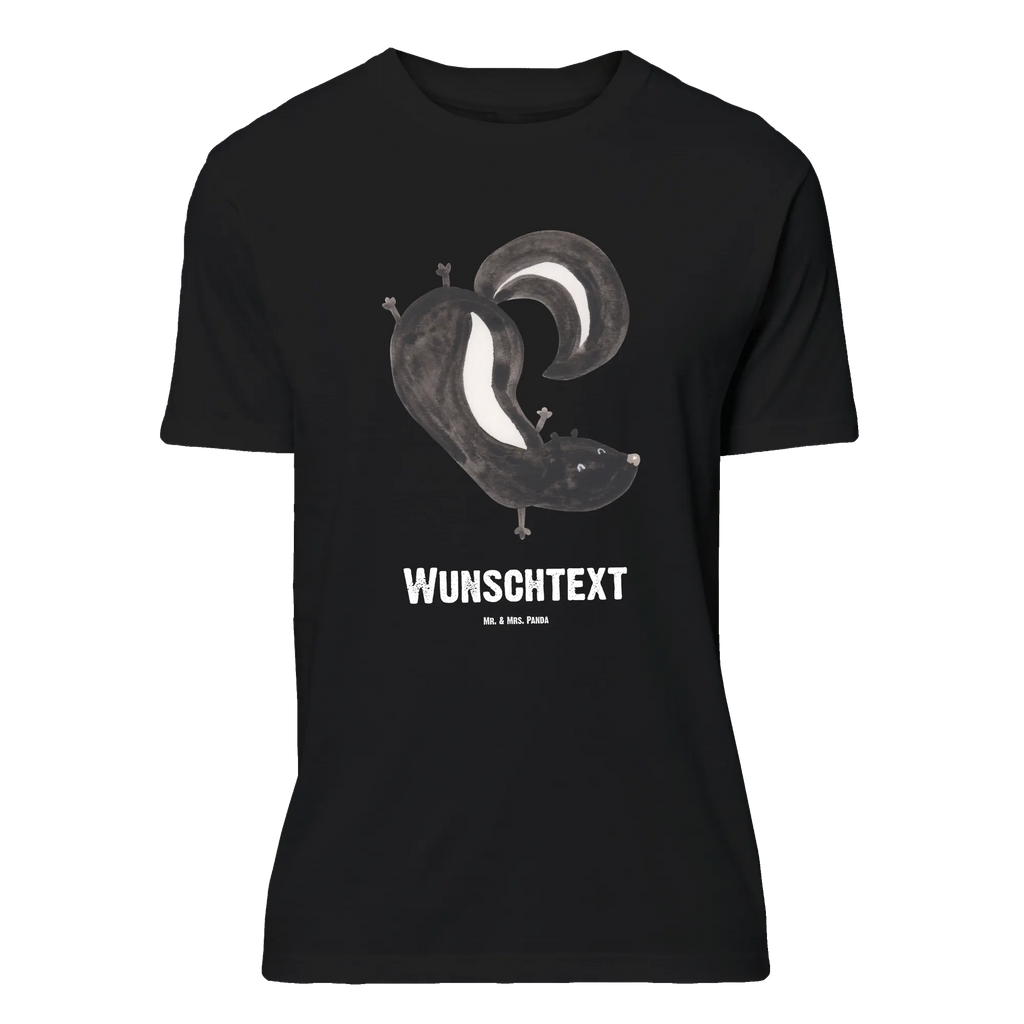 Personalisiertes T-Shirt Stinktier Handstand T-Shirt Personalisiert, T-Shirt mit Namen, T-Shirt mit Aufruck, Männer, Frauen, Wunschtext, Bedrucken, Stinktier, Skunk, Wildtier, Raubtier, Stinker, Stinki, Spielplatz, verpielt, Kind